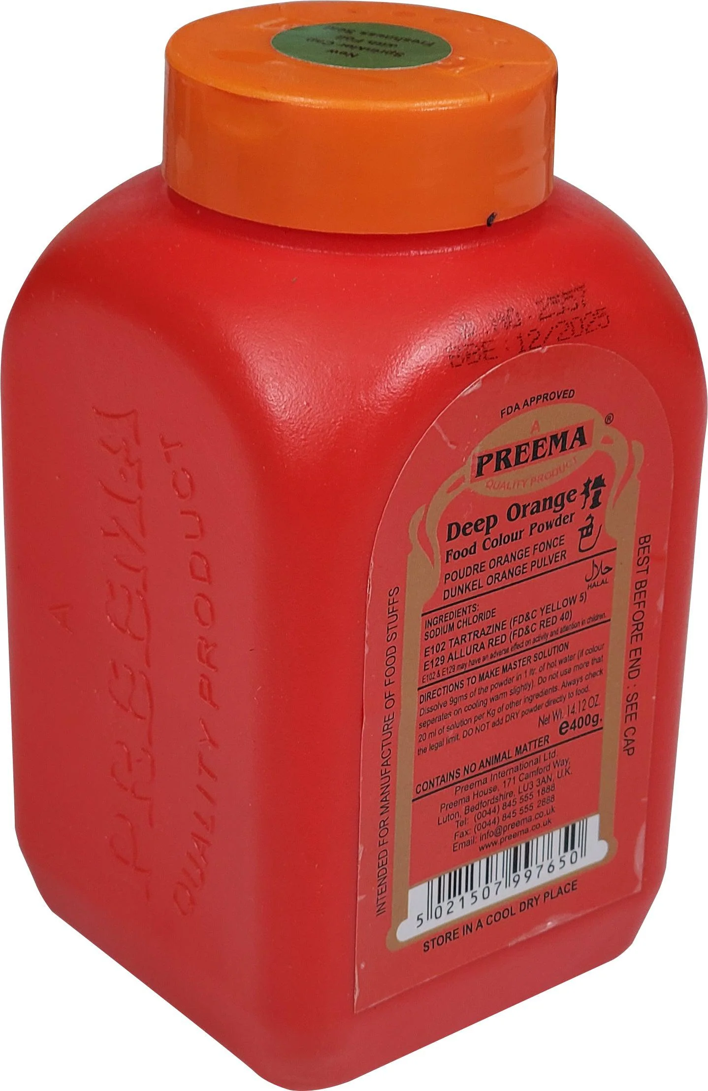 Prime - Food Colour - Deep Orange - Image 2
