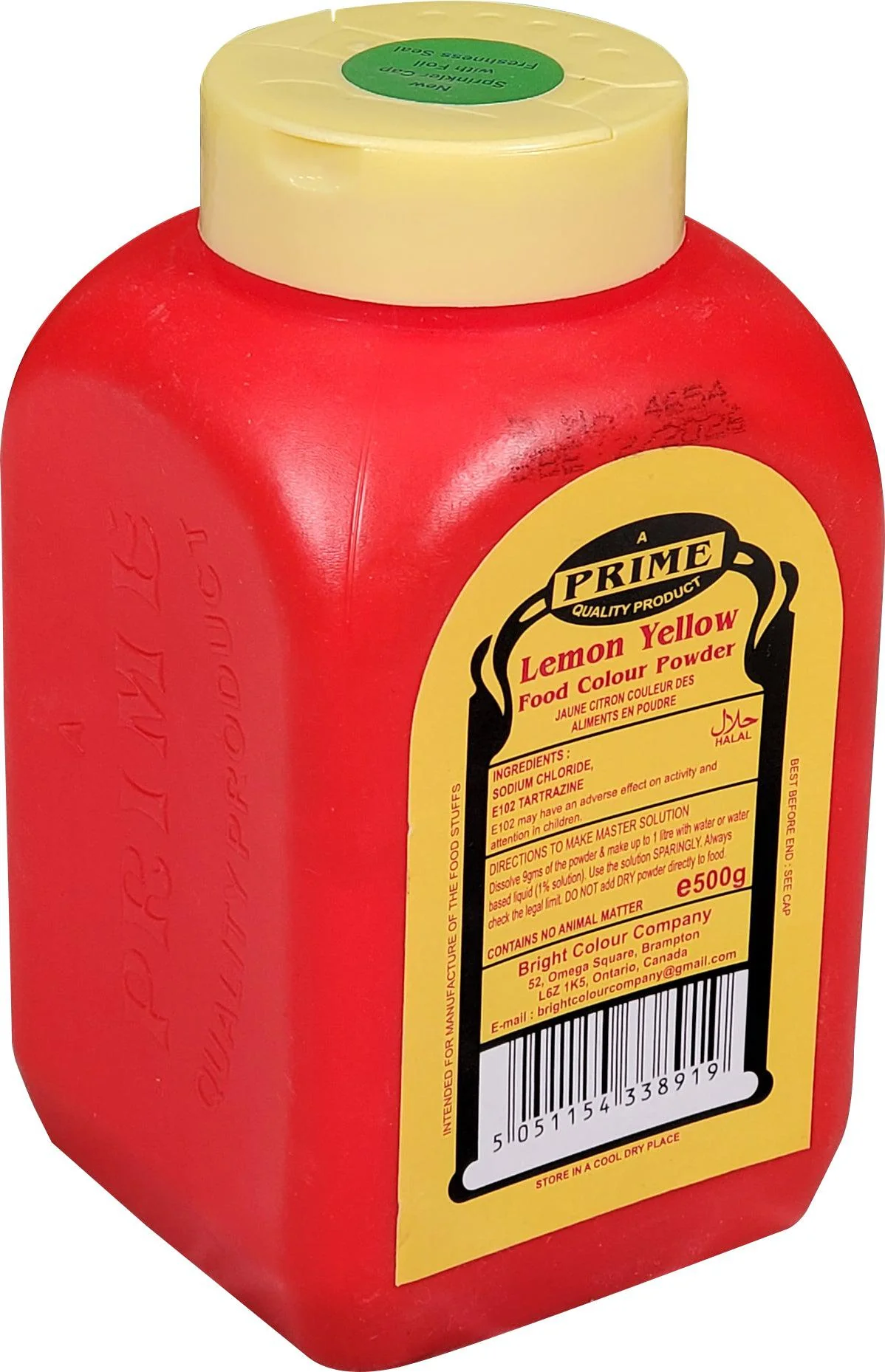 Prime - Lemon Yellow colour - Image 2