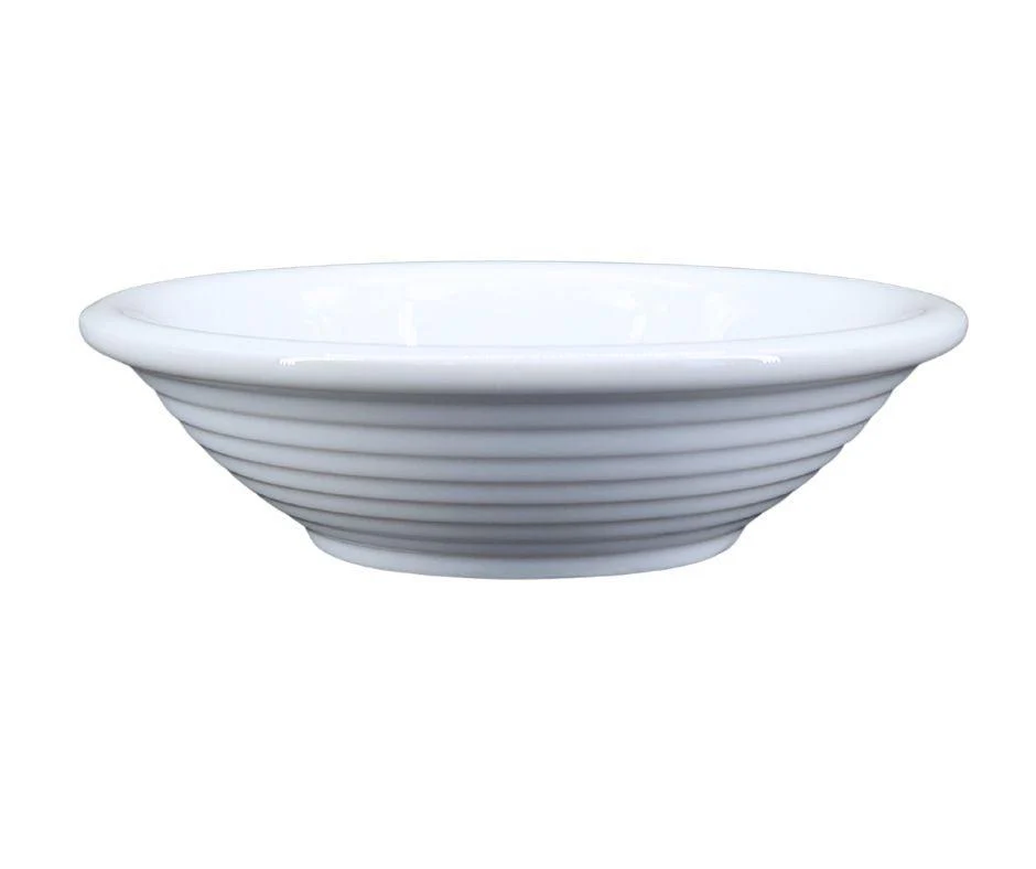 CLR - Pro-Kitchen - 12.5cm / 4.75" Ribbed Ceramic Bowl - Image 3