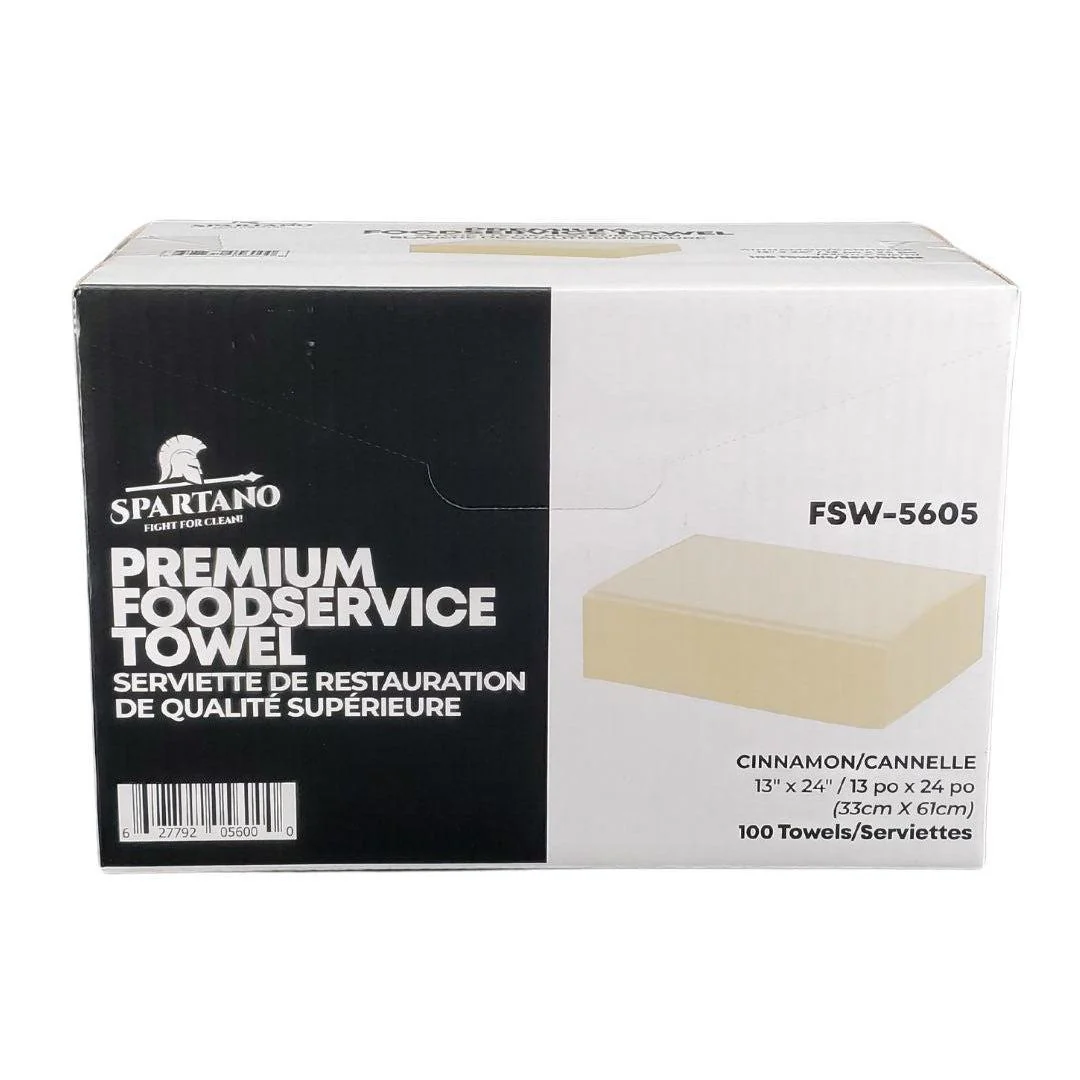 Spartano - 13"X24" Premium Foodservice Towel - Cinnamon - FSW-5605 - Image 2