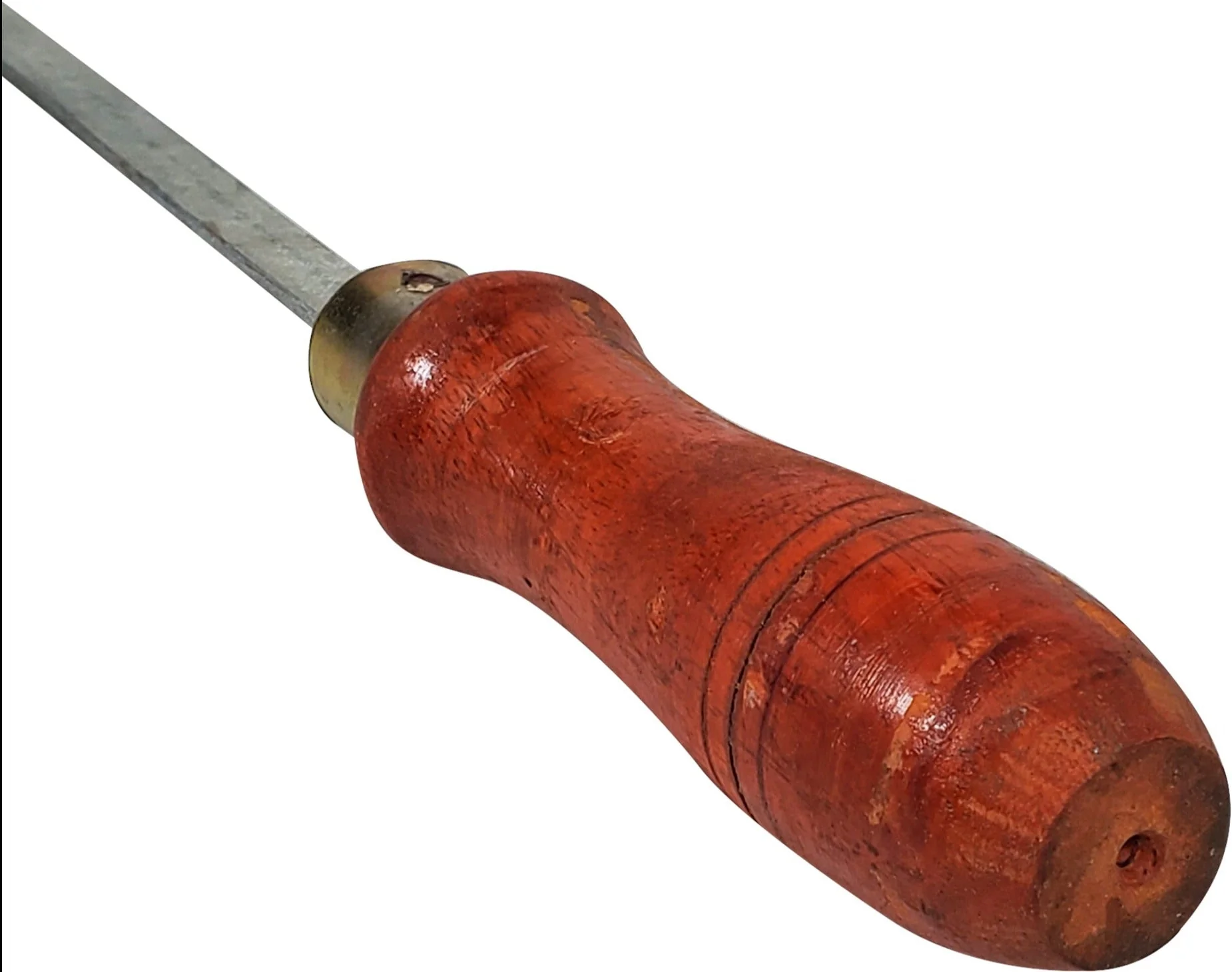 30" Tikka Boti BBQ Skewer (Seekh) - KDM - Wood Handle - Image 2