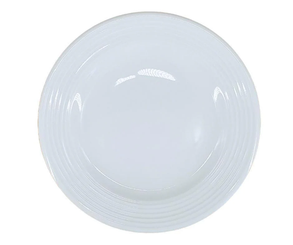 CLR - Pro-Kitchen - 7" Ribbed Ceramic Round Plate - Image 2