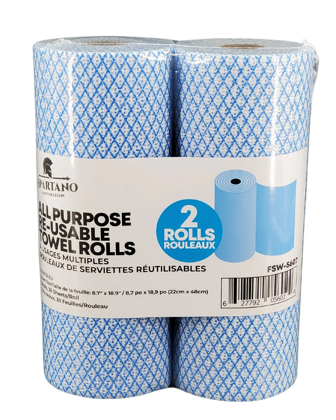 Spartano - All Purpose Re-Usable Towel Roll - Blue - FSW-5607 - Image 2