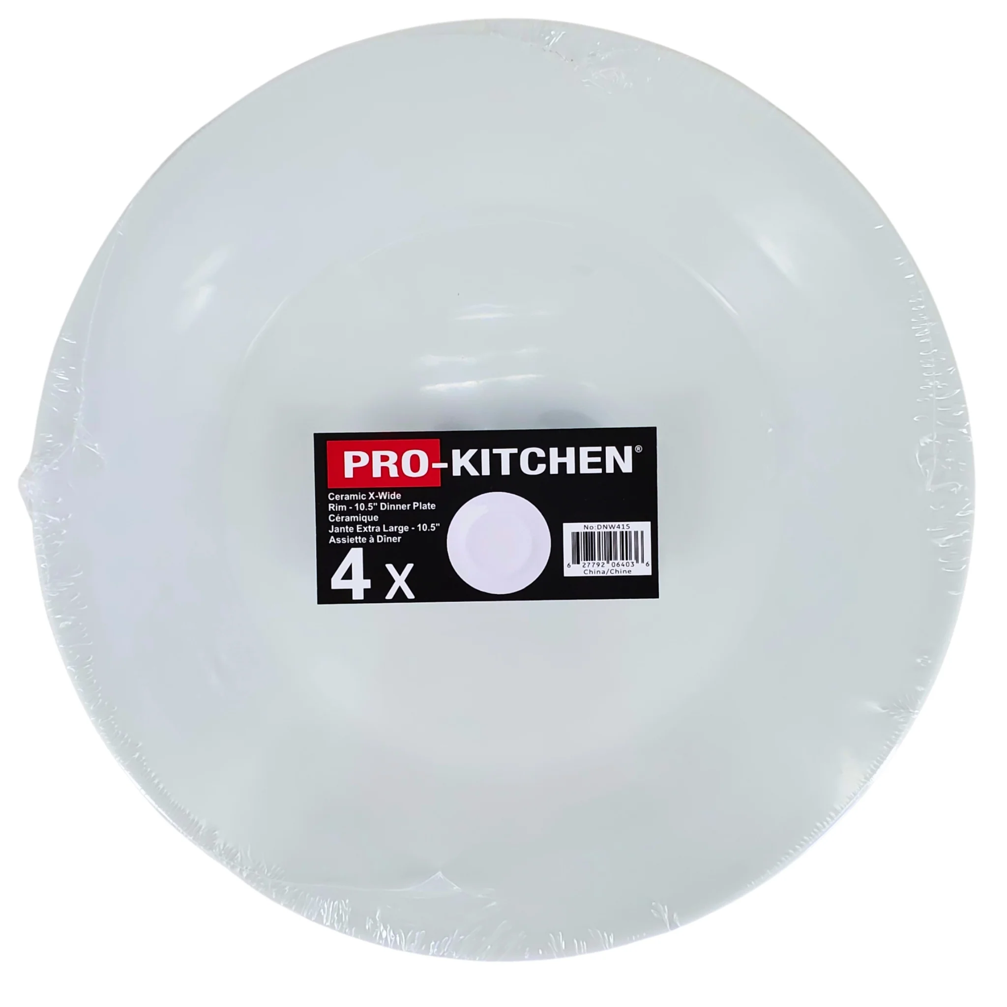 Pro-Kitchen - Ceramic X-Wide Rim - 10.5" Dinner Plate - Image 3