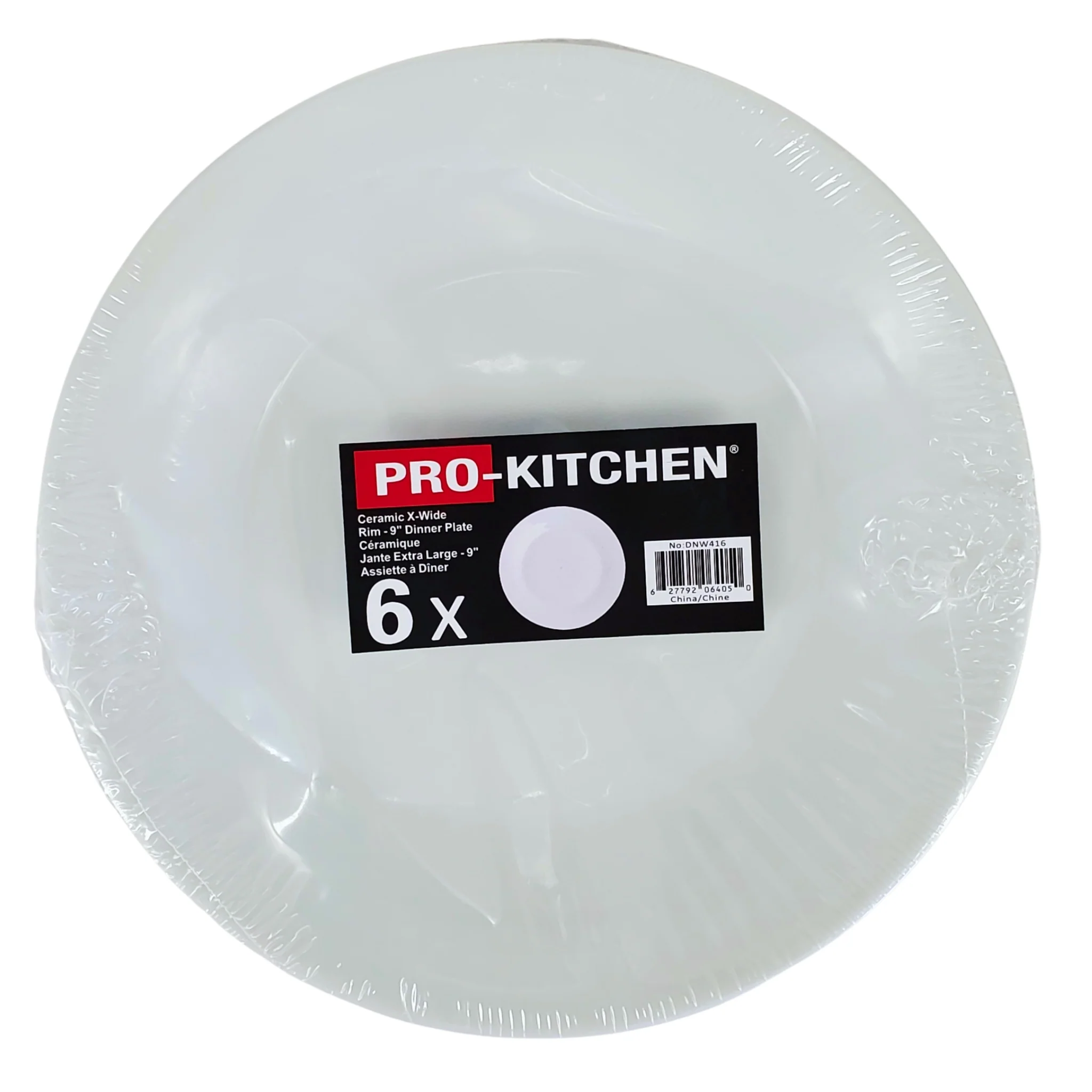 Pro-Kitchen - Ceramic X-Wide Rim - 9" Dinner Plate - Image 3