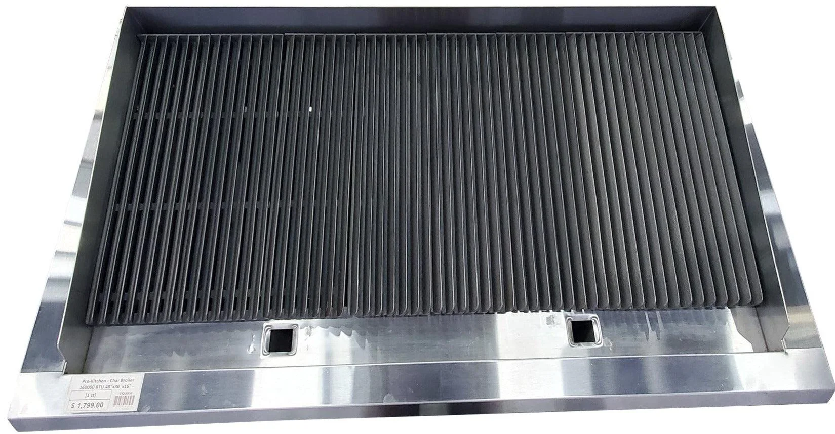 Pro-Kitchen - Charbroiler 160000 BTU 48"x30"x16" - GCB48 - Image 2