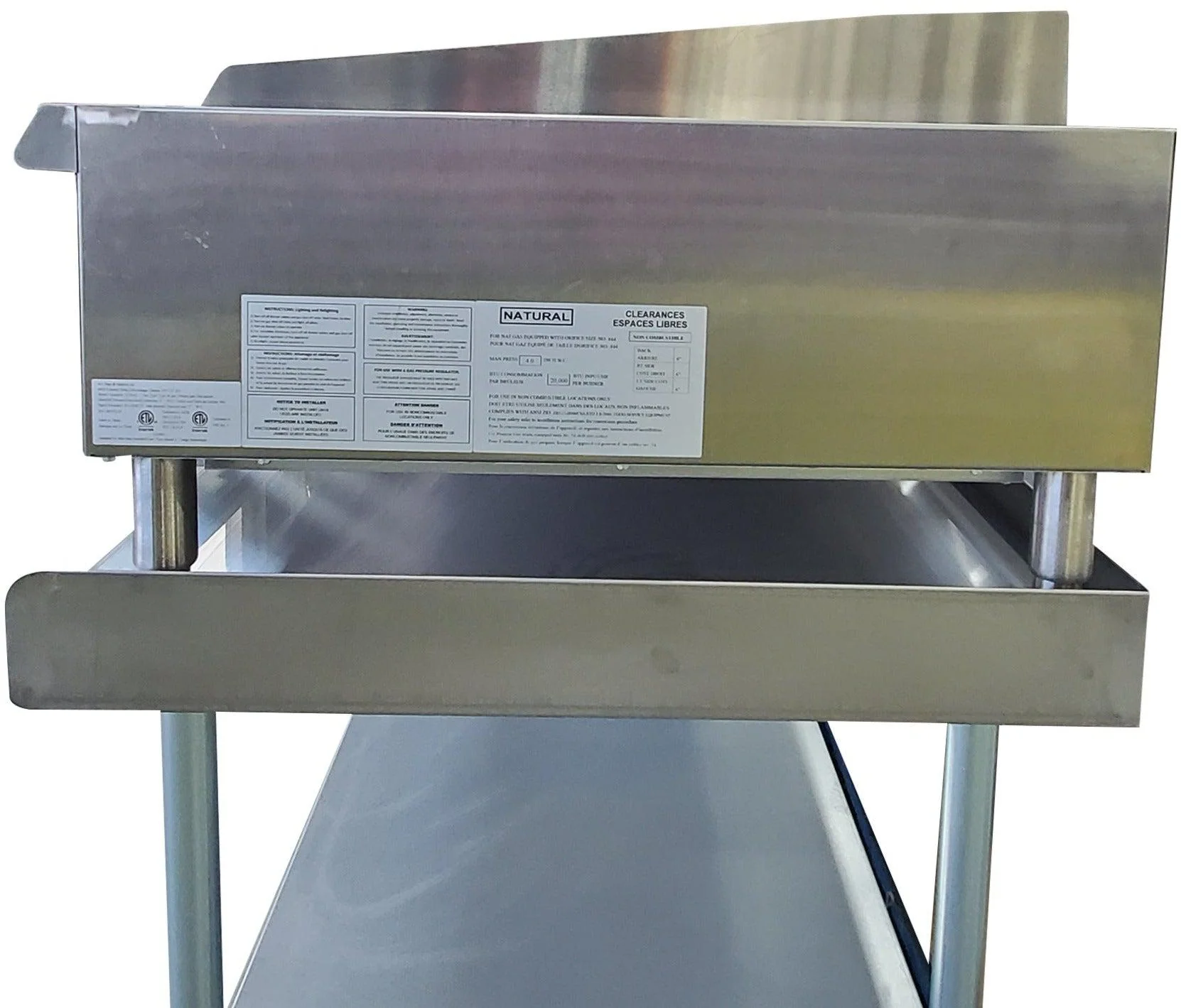 Pro-Kitchen - Charbroiler 200000 BTU 60"x30"x16" - GCB60 - Image 2