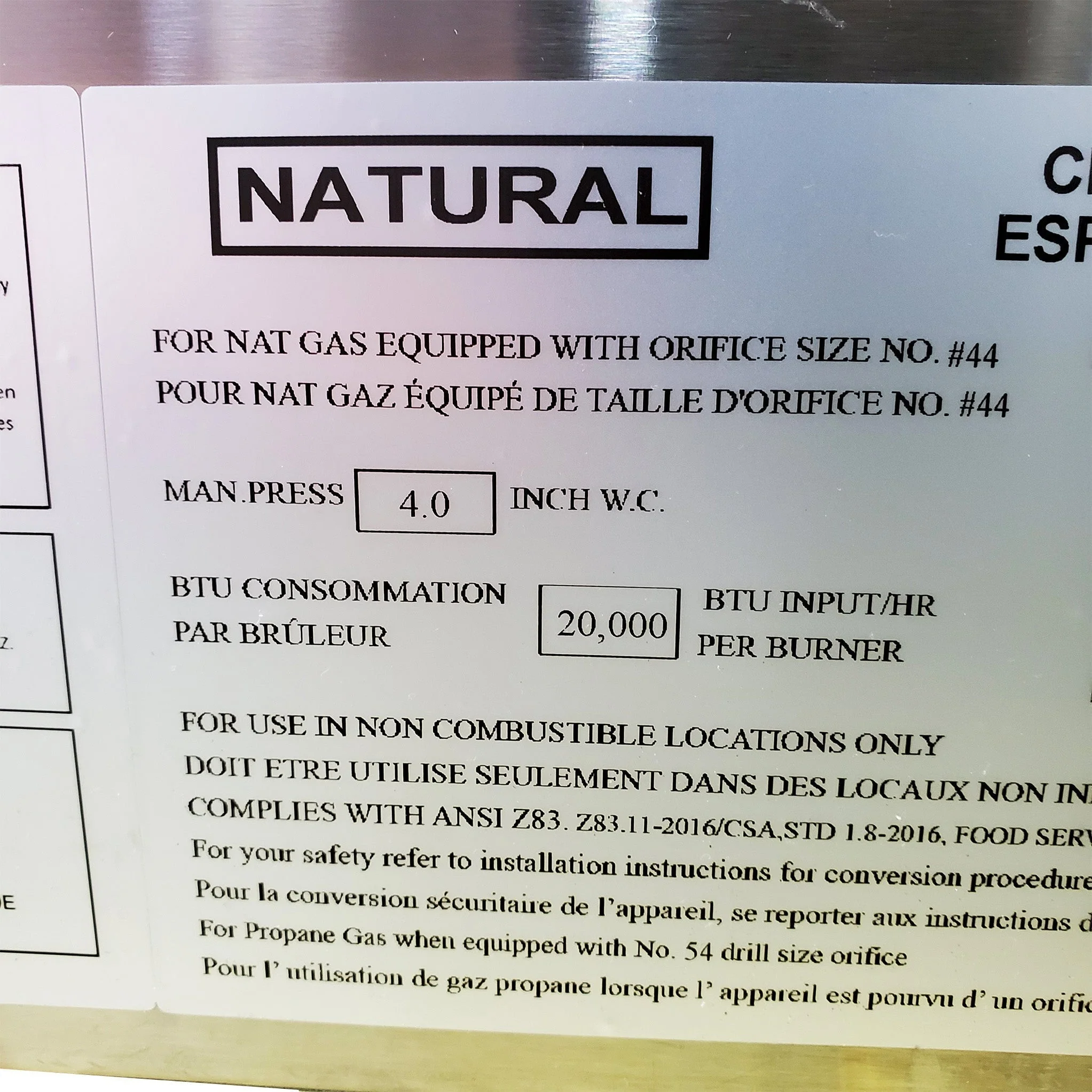 Pro-Kitchen - Charbroiler 80000 BTU 24"x30"x16" - GCB24 - Image 6