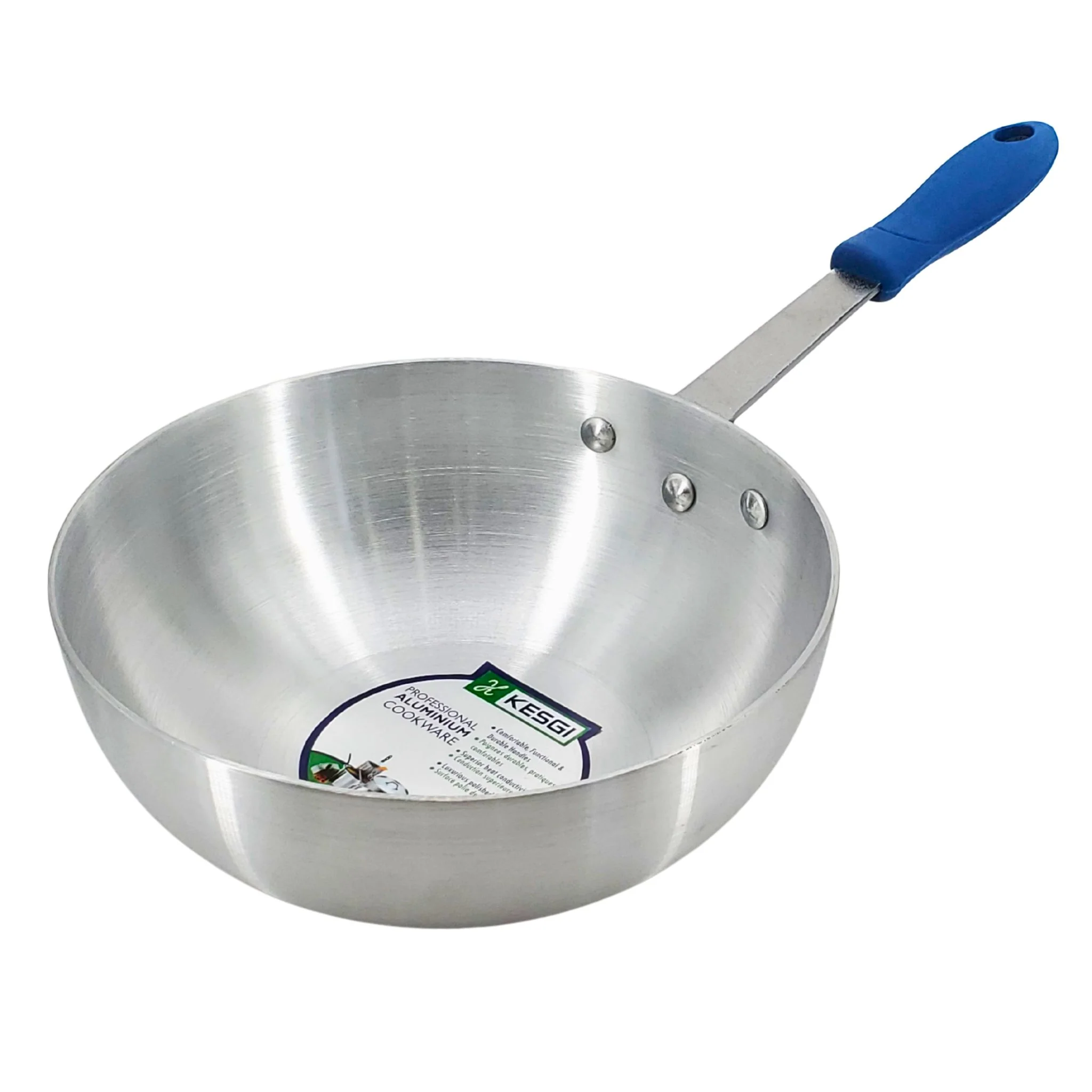 Deep Stir Fry Pan 26cm x 9.5cm Metal Finish - Image 4