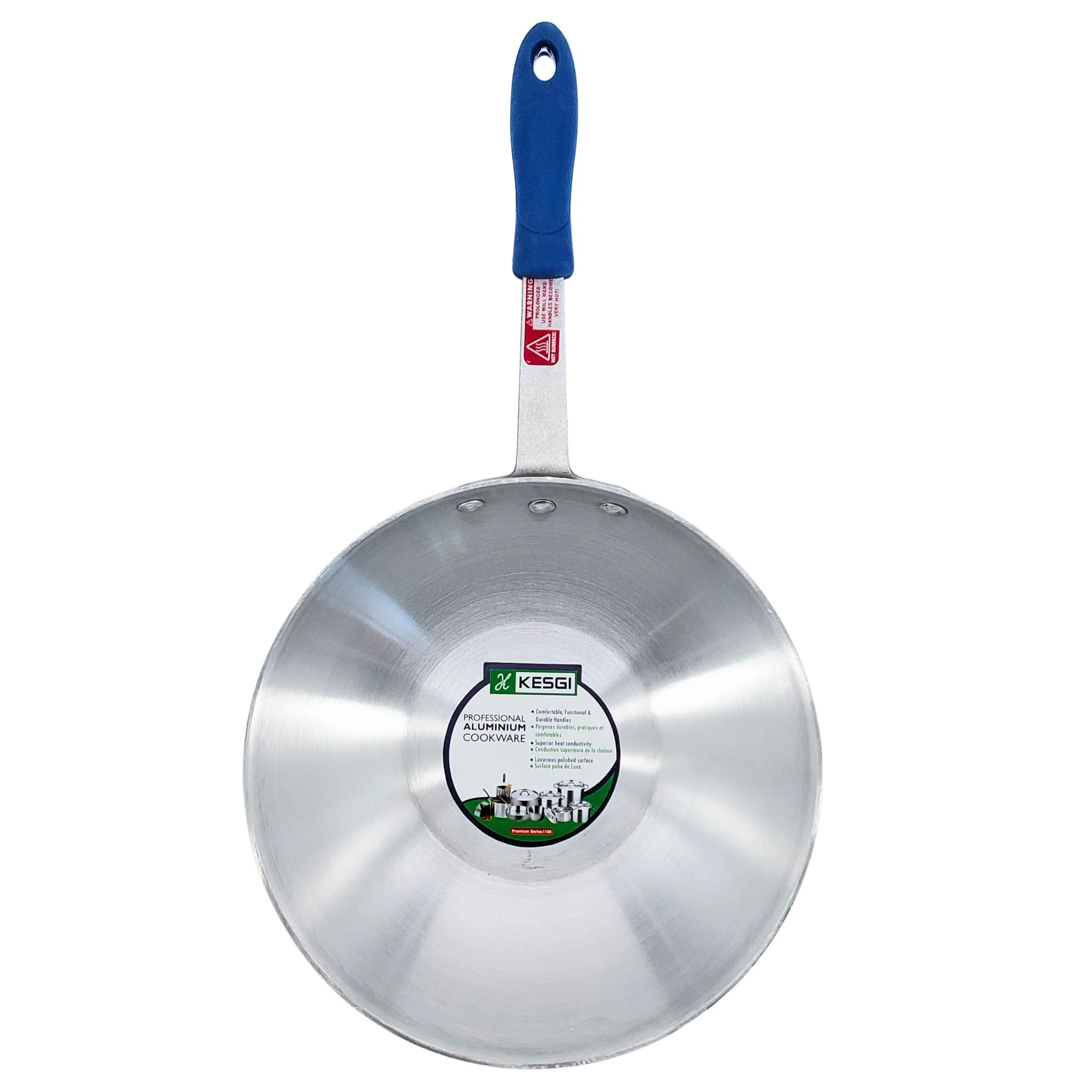 Deep Stir Fry Pan 28cm x 10cm Metal Finish - Image 2