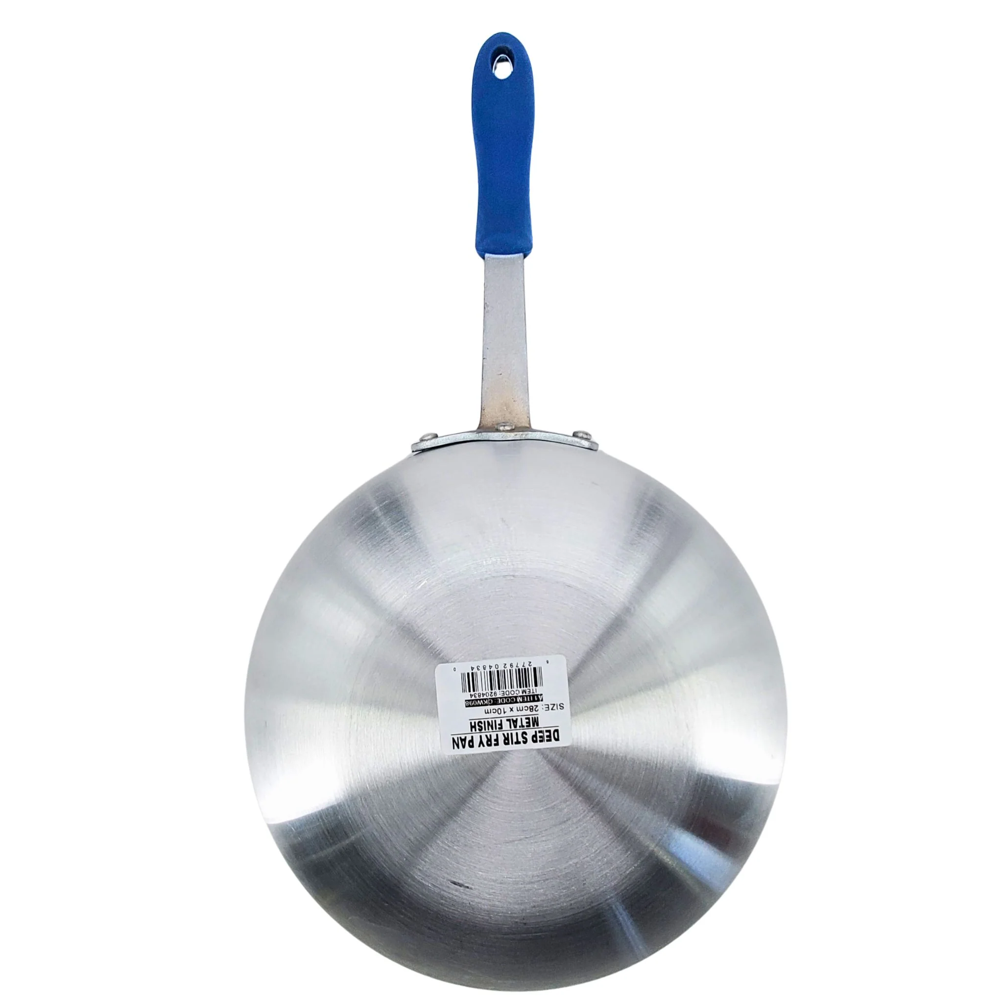 Deep Stir Fry Pan 28cm x 10cm Metal Finish - Image 3