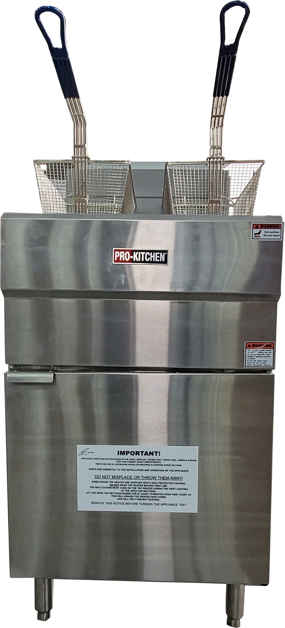 Pro-Kitchen - Gas Deep Fryer - 150k BTU, 85lbs - GF85N - Image 3