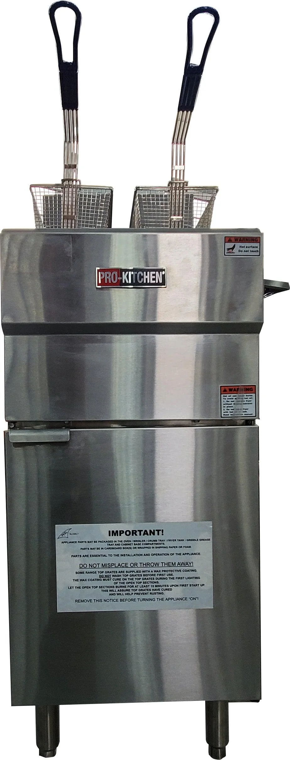 Pro-Kitchen - Gas Deep Fryer - 90k BTU, 35lbs - GF90N - Image 4