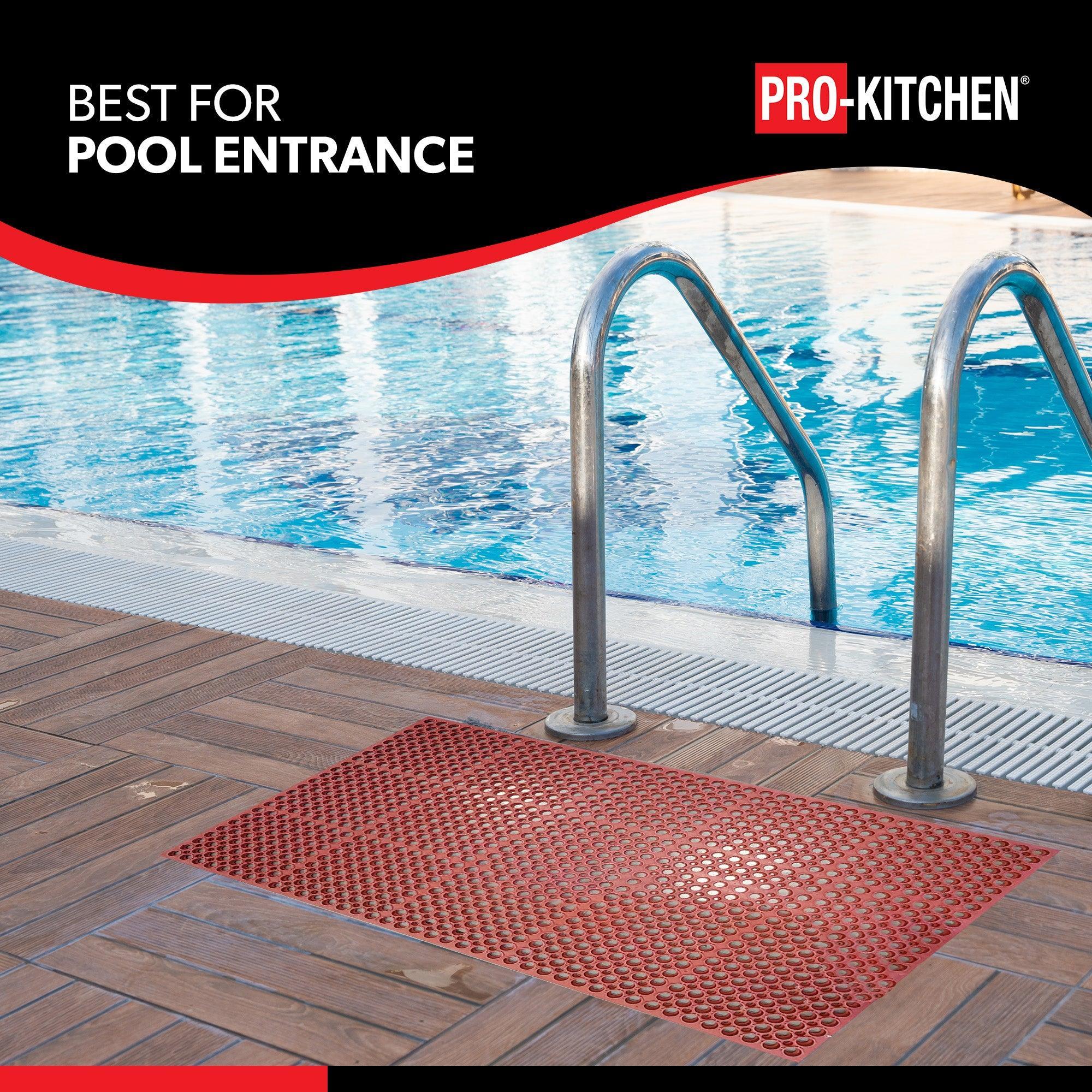 Pro-Kitchen - Red Rubber - Terracotta Anti-Fatigue Mat - 36"x60" - Image 7
