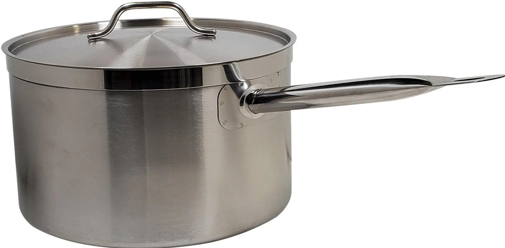 Pro-Kitchen - 30x18cm (12L) Sauce Pan & Lid SS - Long Handle - Image 3