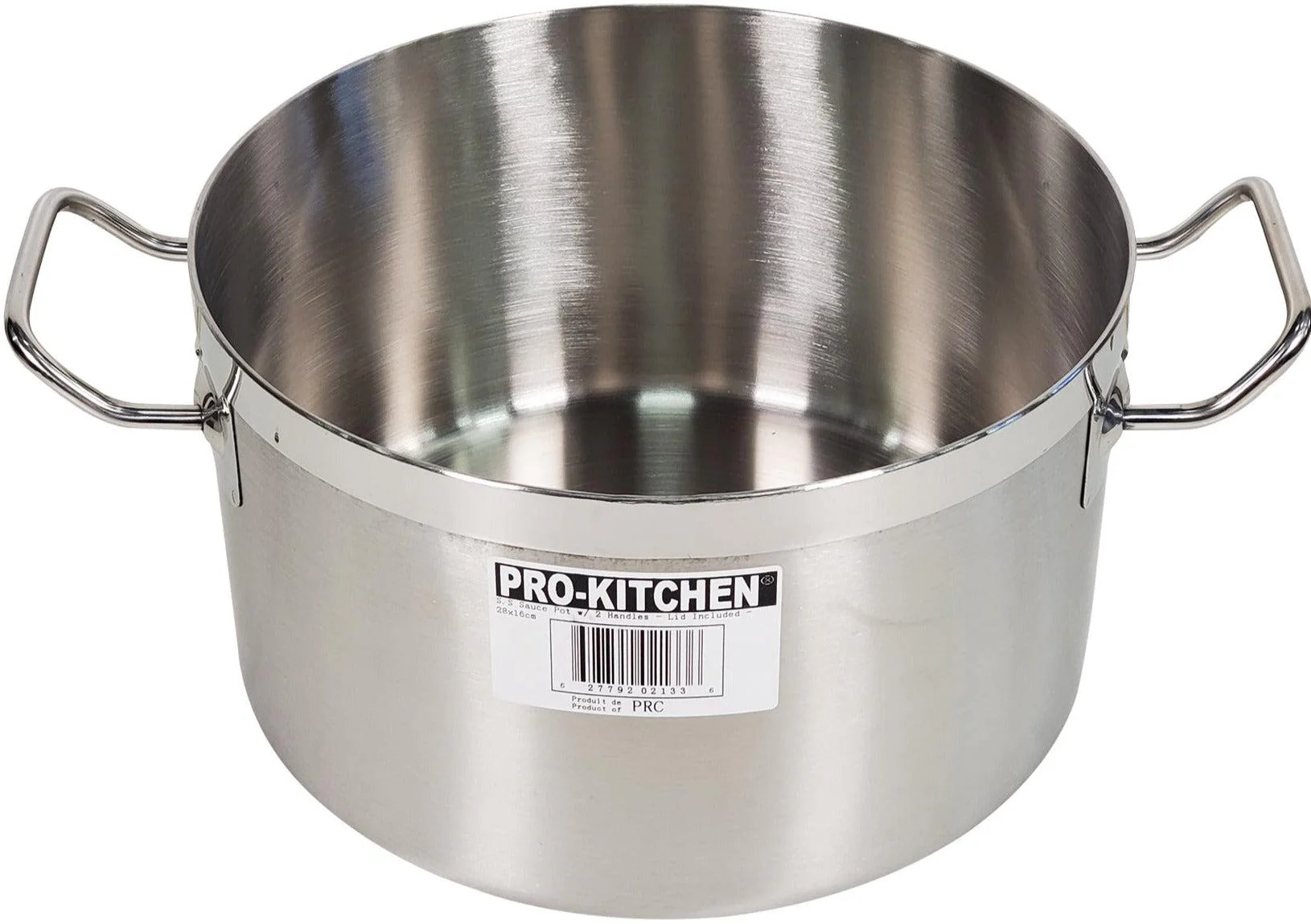 Pro-Kitchen - 28x16cm (9.4L) Sauce Pot & Lid - SS - Image 2