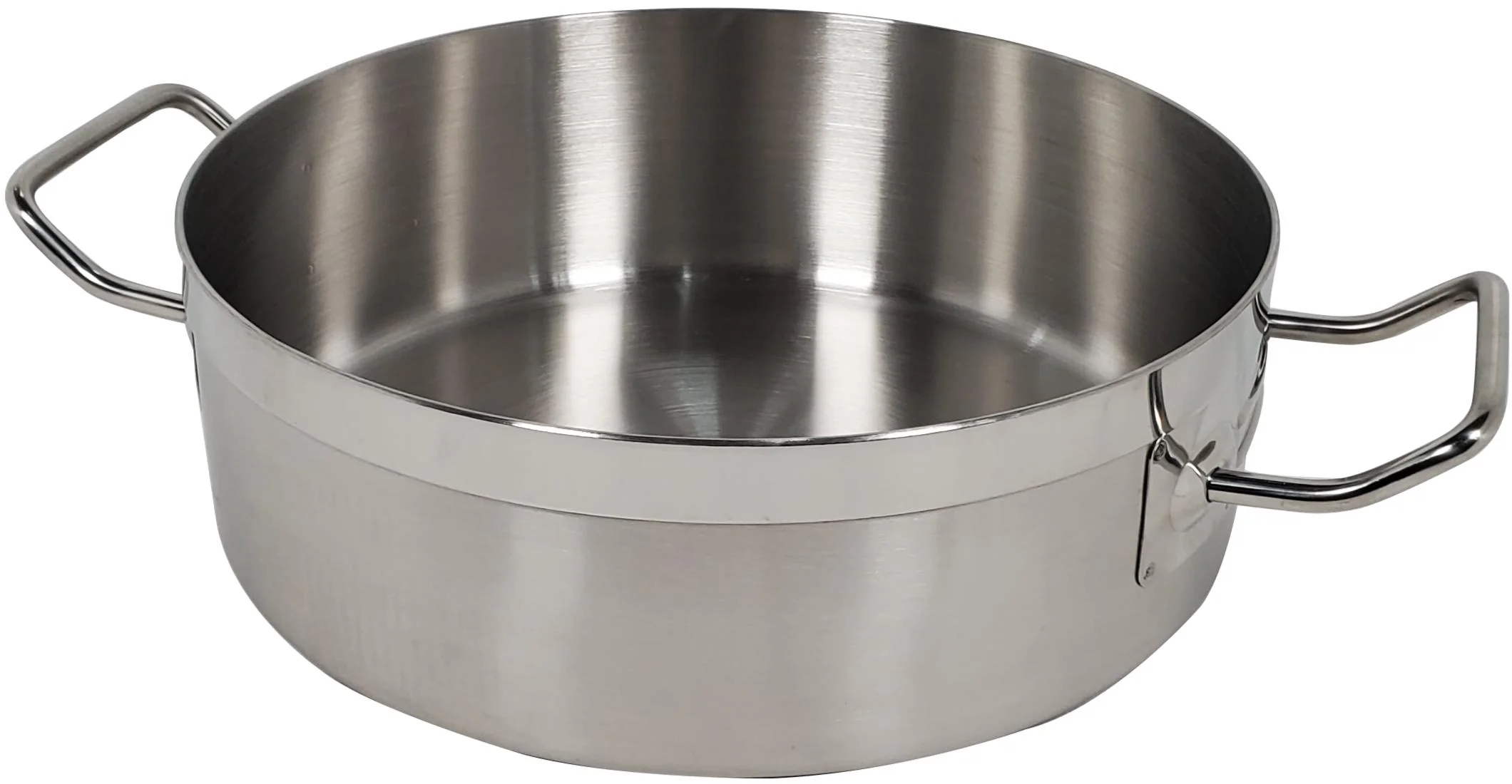 Pro-Kitchen - 28x9.5cm (5.5L) Brazing Pot & Lid - SS - Image 2