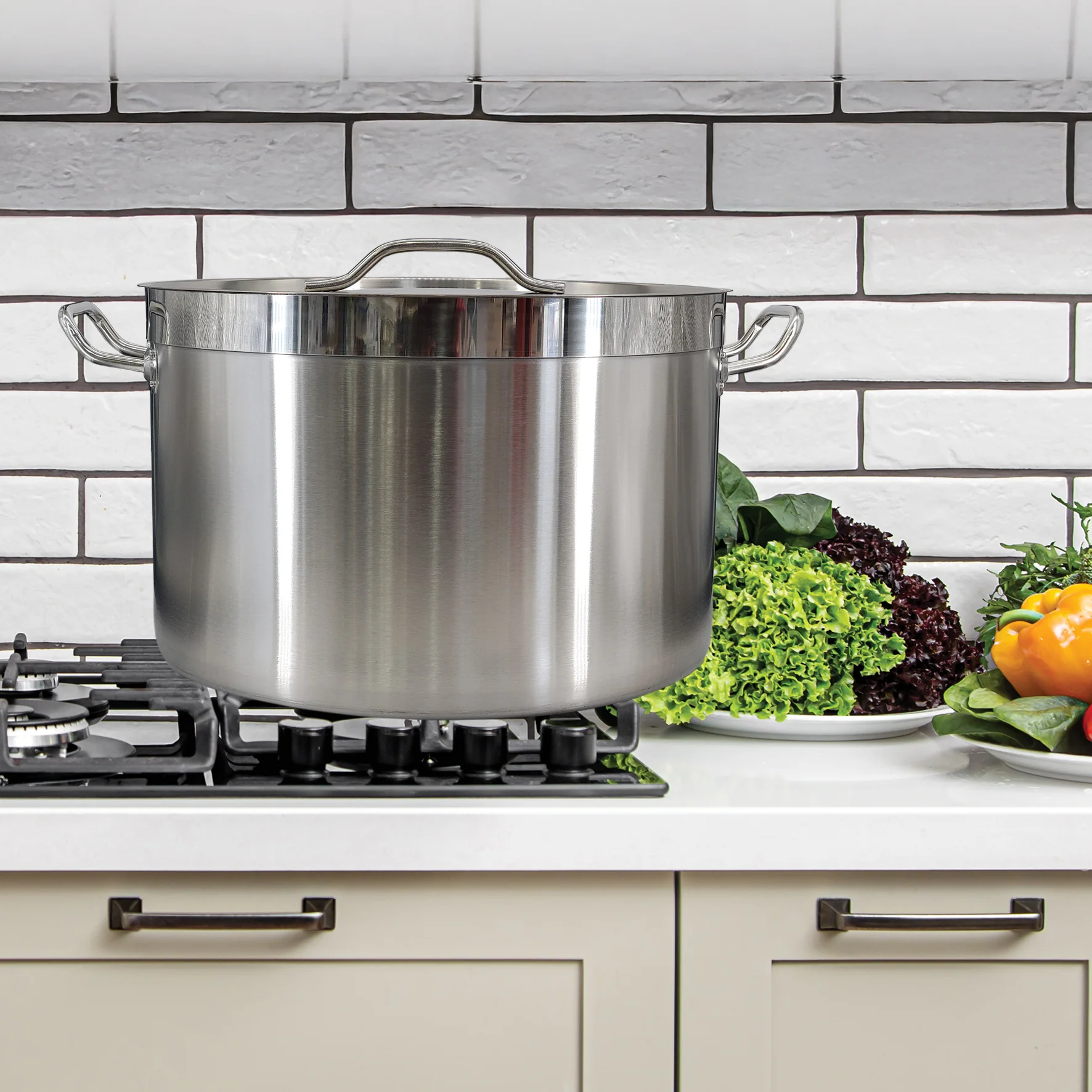 Pro-Kitchen - 45x28cm (42L) Sauce Pot & Lid - SS - Image 7