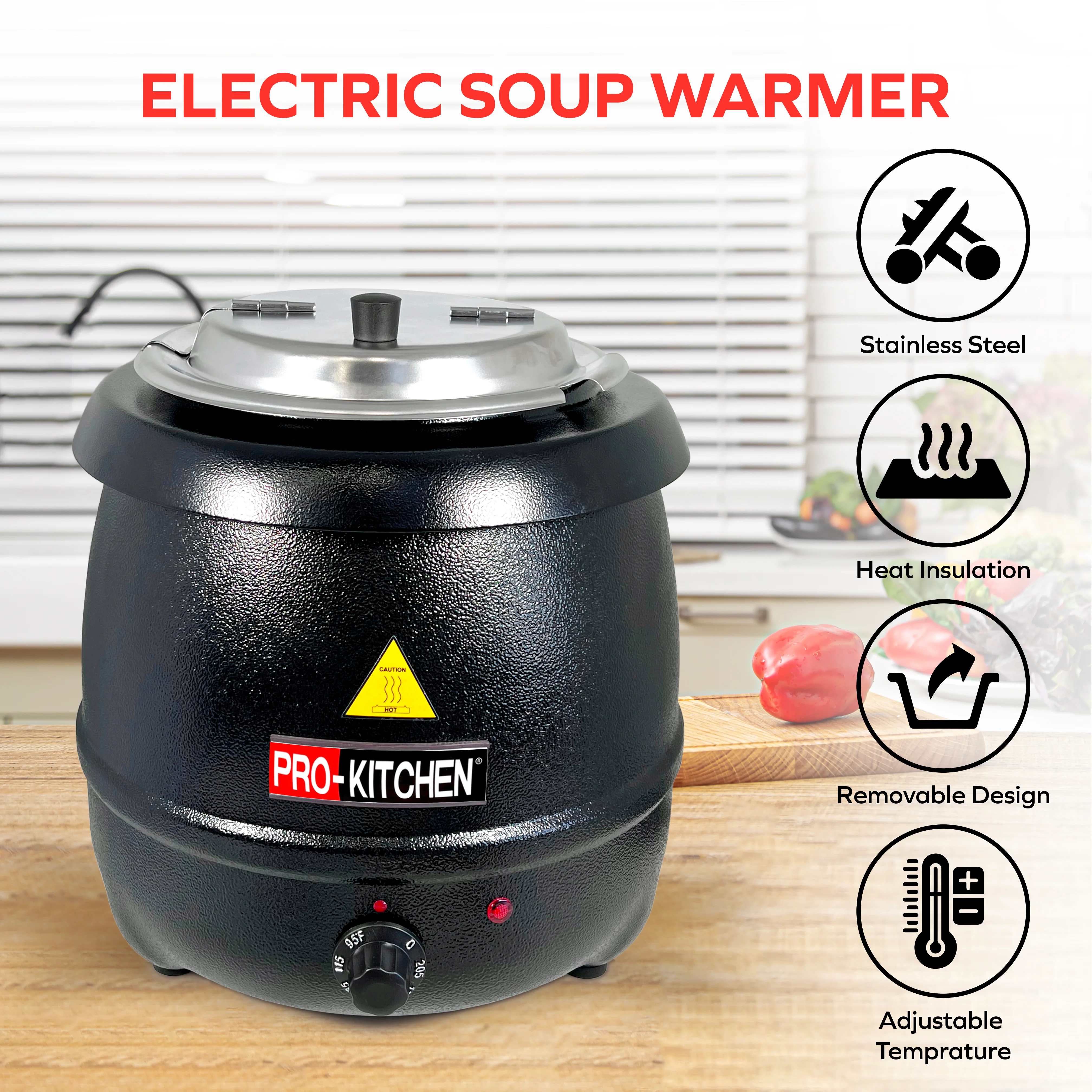 Pro-Kitchen - Soup Kettle - 10L - Image 4