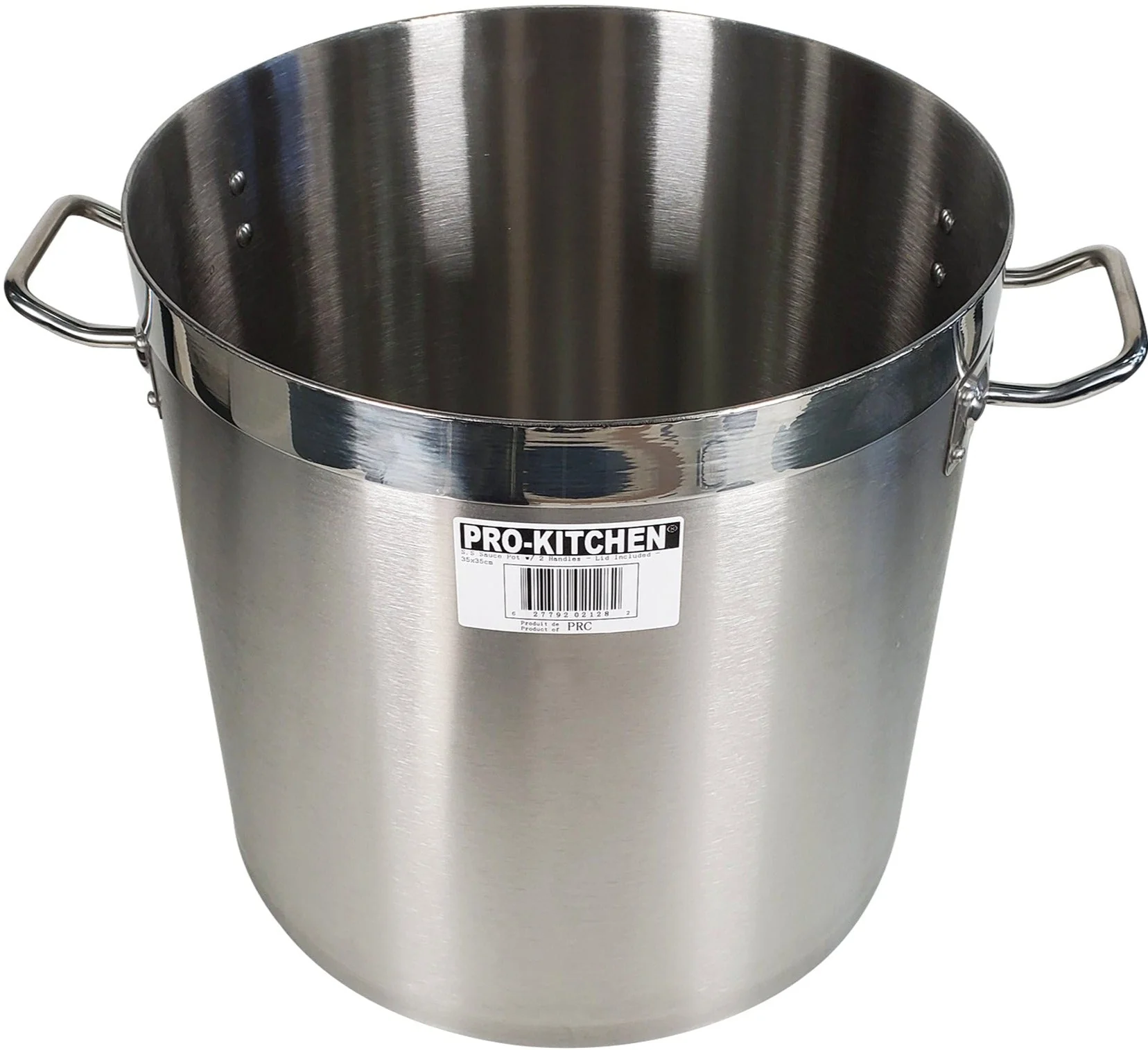 Pro-Kitchen - 35x35cm (31.5L) Stock Pot & Lid SS - Image 10