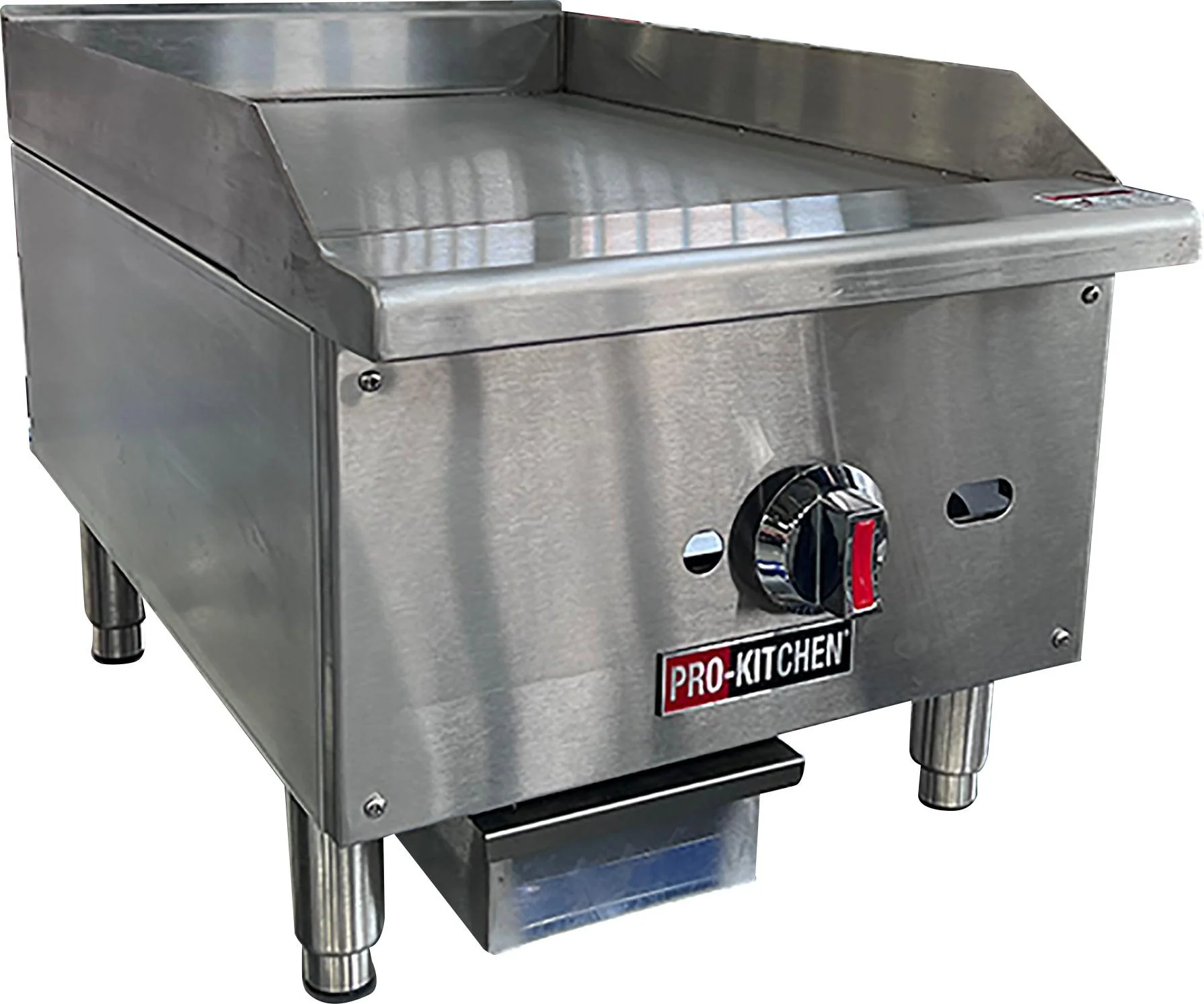 Pro-Kitchen - Thermostat Griddle 1 Burner SS 30000 BTU 16"x26"x16" - EGG16ST - Image 2