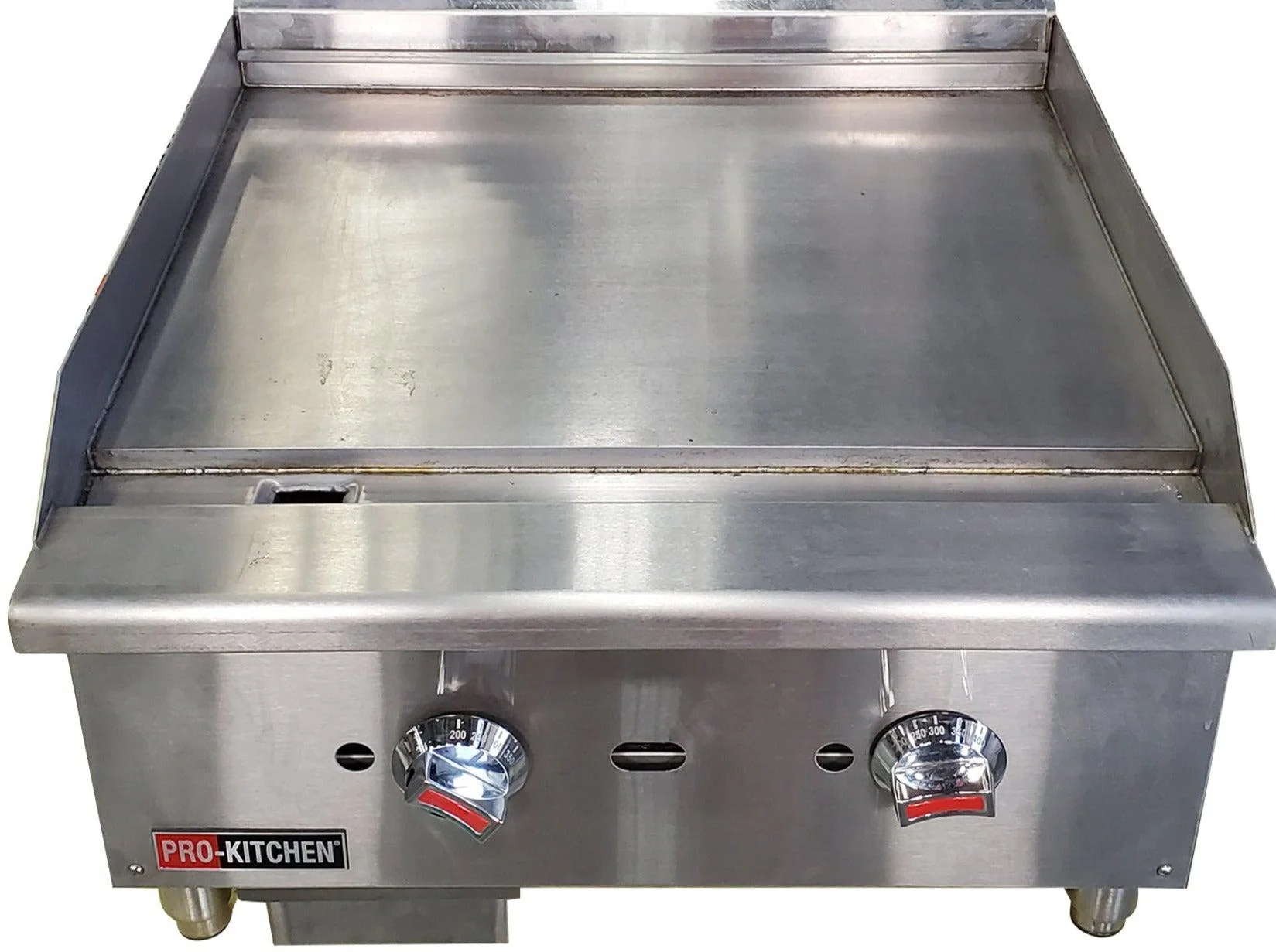 Pro-Kitchen - Thermostat Griddle 2 Burners SS 60000 BTU 24"x26"x16" - EGG24ST - Image 2
