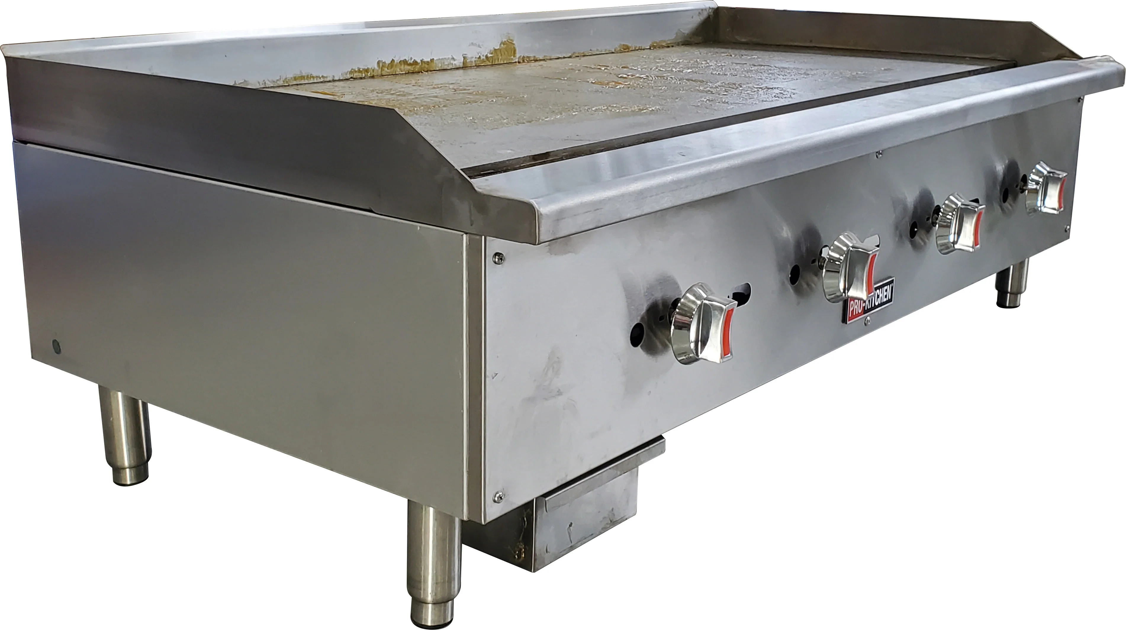 Pro-Kitchen - Thermostat Griddle 4 Burners SS 120000 BTU 48"x27"x9.5" - EGG48ST - Image 2