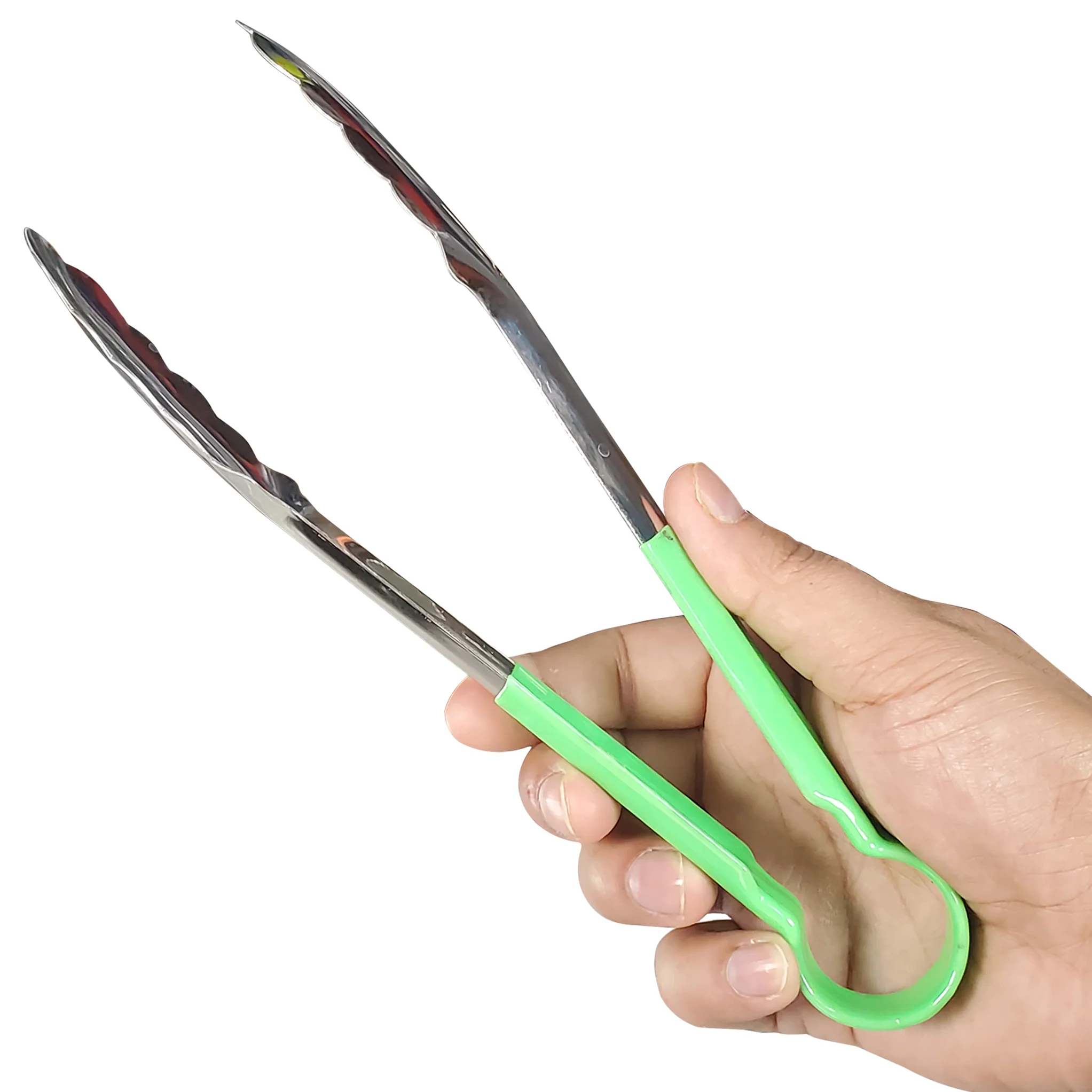 Pro-Kitchen - Tong - Green - 14" - Image 4