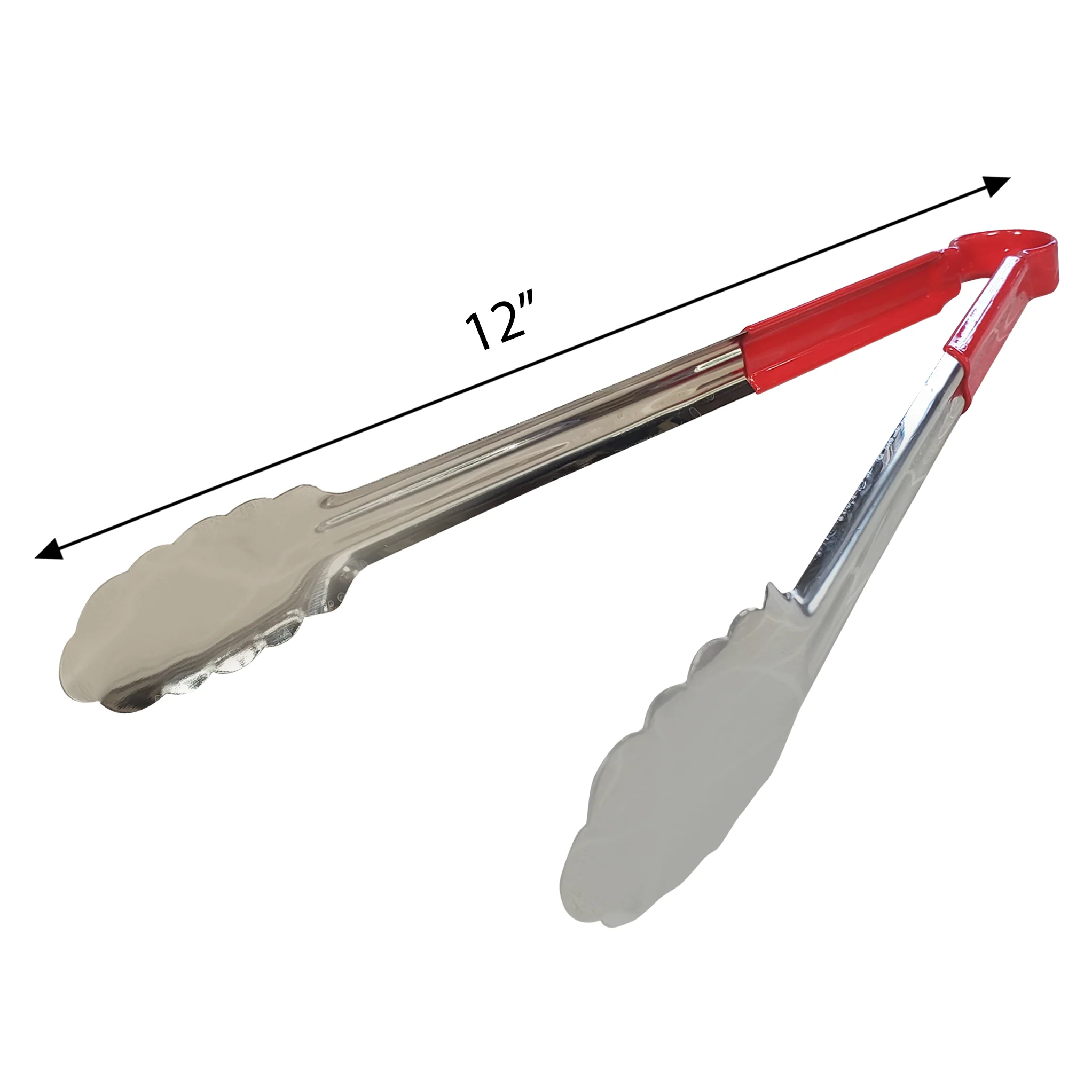 Pro-Kitchen - Tong - Red - 12" - Image 2