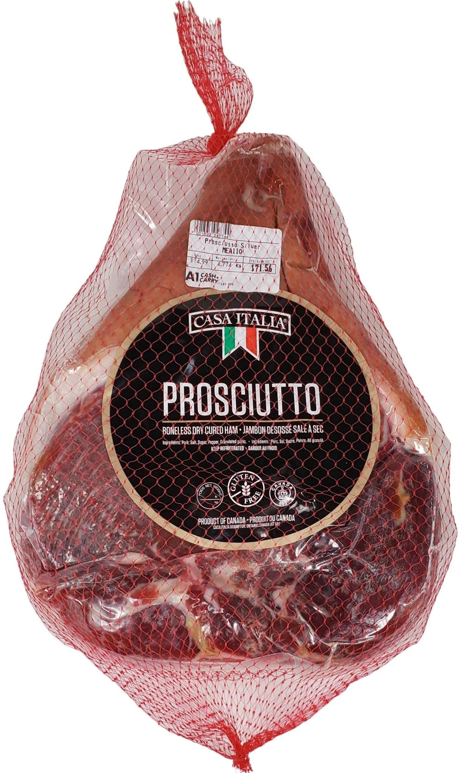 Fresh Deli - San Daniele - Cooked / Cured - Proscuitto - Whole - Image 2
