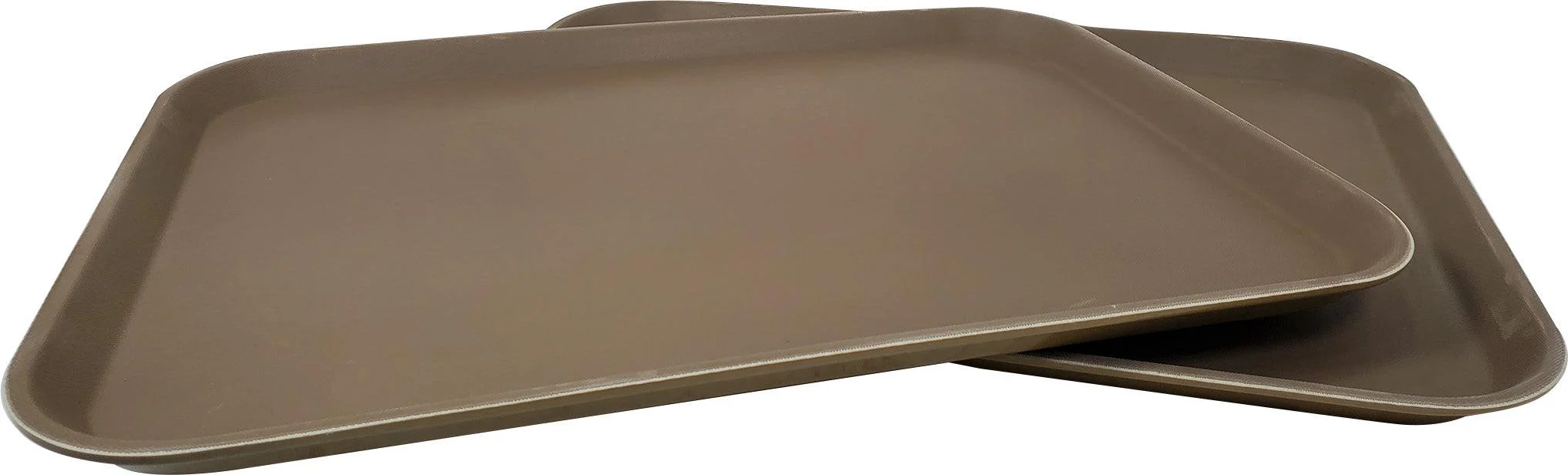 Rectangular 16" x 22" Non-Slip Server's Tray - NSF - 1622CT-BR - Image 2