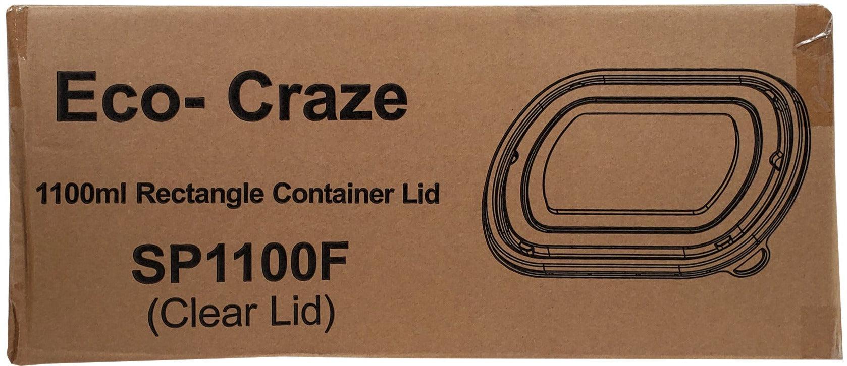 CLR - Eco-Craze - Rectangle Plastic Lid 1100ml - Image 4