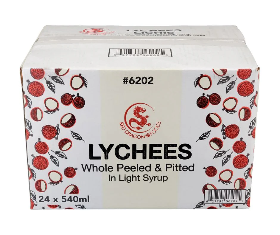 Red Dragon - Lychee whole peeled in light syrup - Image 4