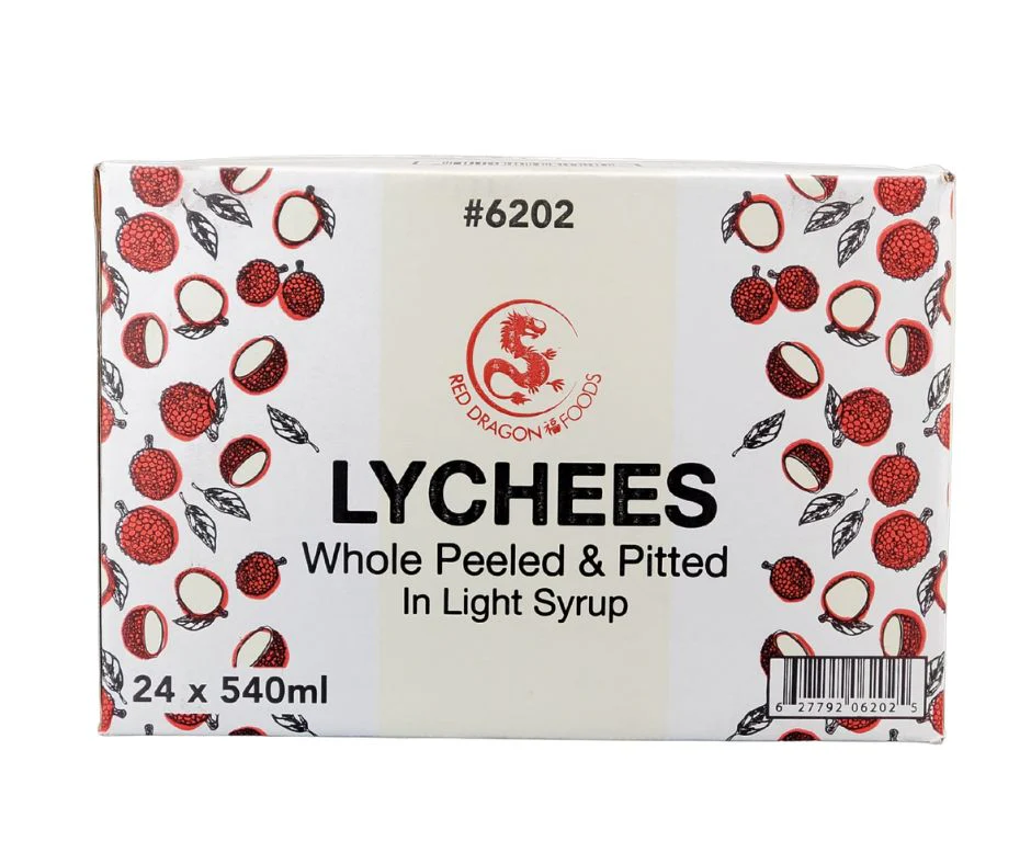 Red Dragon - Lychee whole peeled in light syrup - Image 7