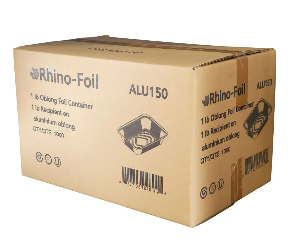 Rhino-Foil - 1 lb Oblong - Aluminium Foil Container - Image 6