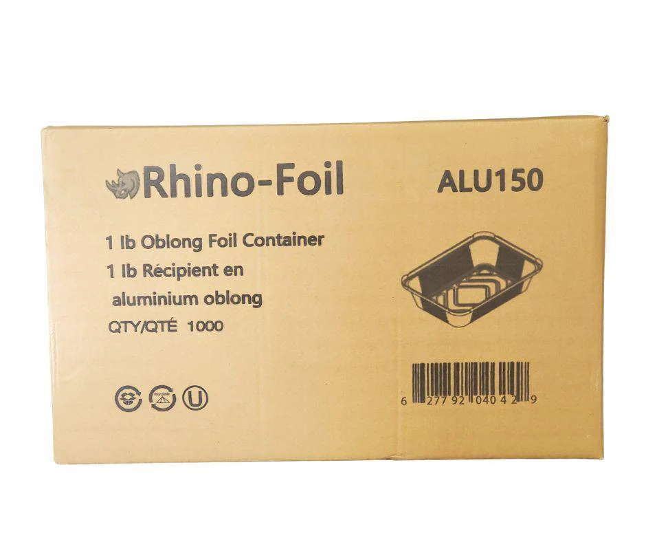 Rhino-Foil - 1 lb Oblong - Aluminium Foil Container - Image 7