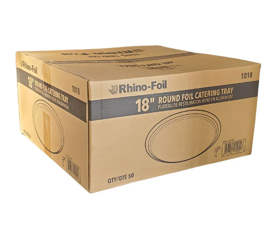 Rhino-Foil - 18" Round Catering Tray - 1018 - Image 4