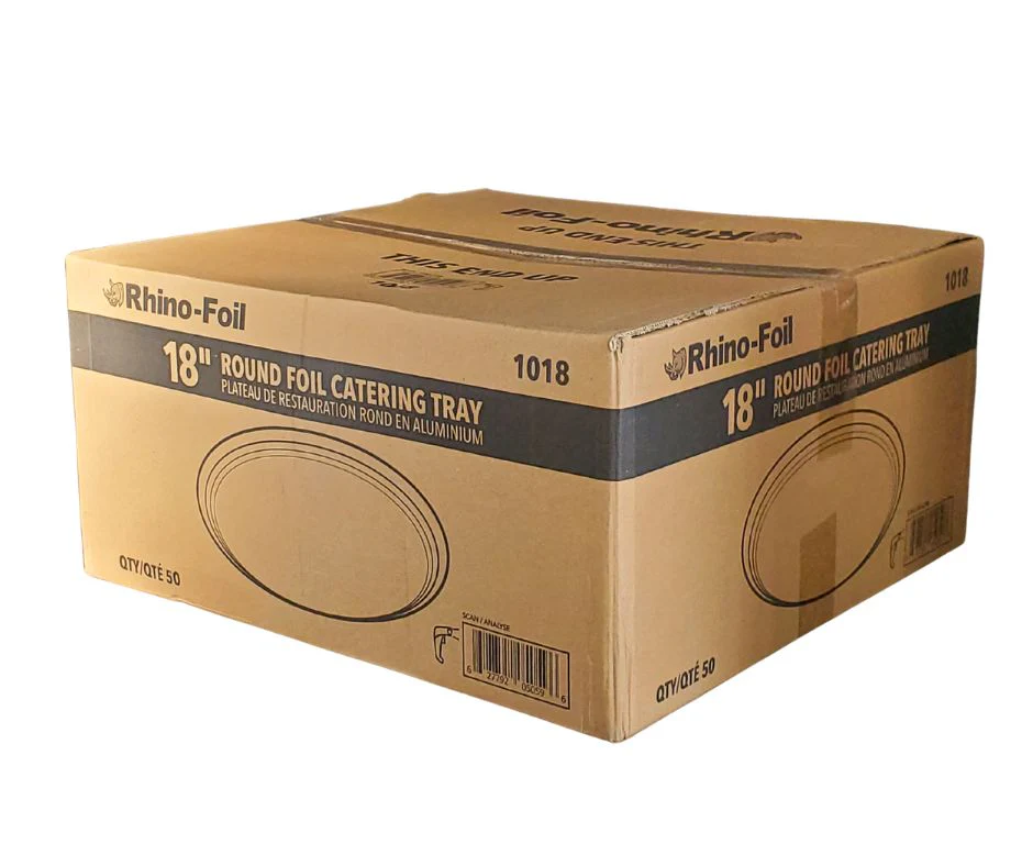 Rhino-Foil - 18" Round Catering Tray - 1018 - Image 5