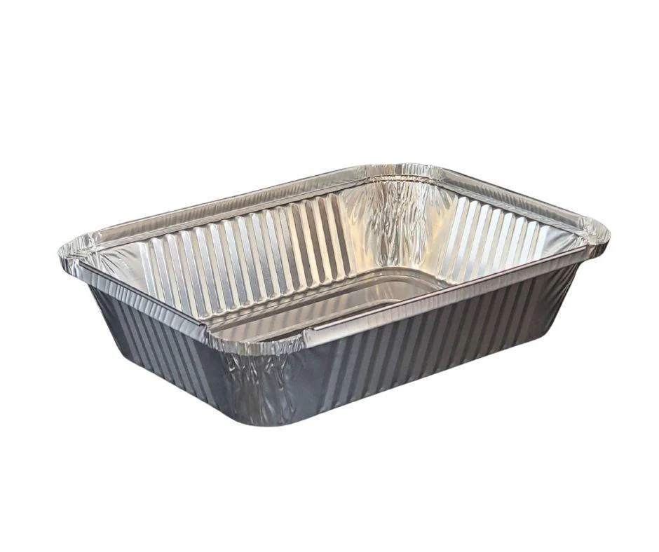 Rhino-Foil - 2 1/4 lb Oblong - Aluminium Foil Container - Heavy - Image 2