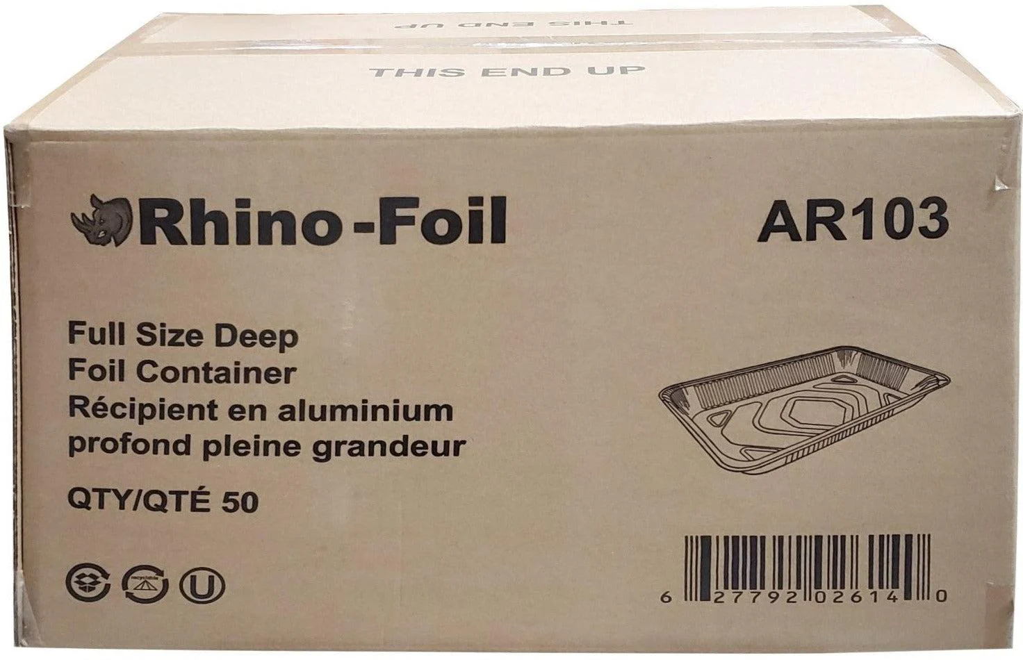 Rhino-Foil - Full Size Deep - Aluminium Steam Pan - HEAVY - Image 13