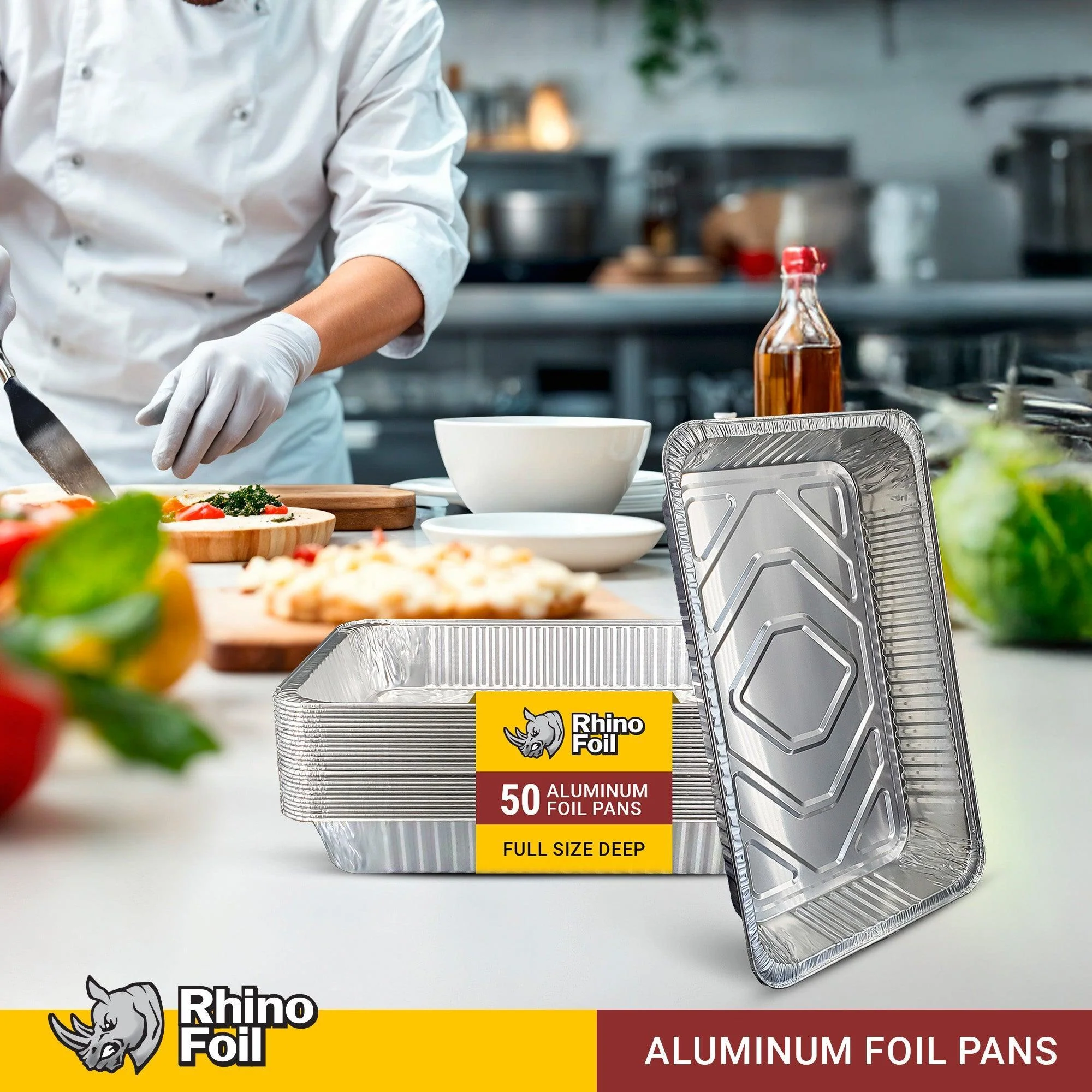 Rhino-Foil - Full Size Deep - Aluminium Steam Pan - HEAVY - Image 9