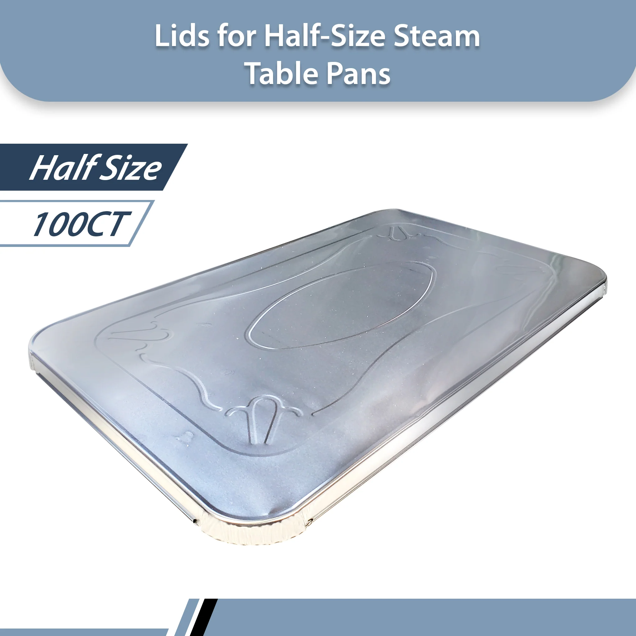 Rhino-Foil - Full Size Lid Aluminium Steam Pan - Heavy - Image 4