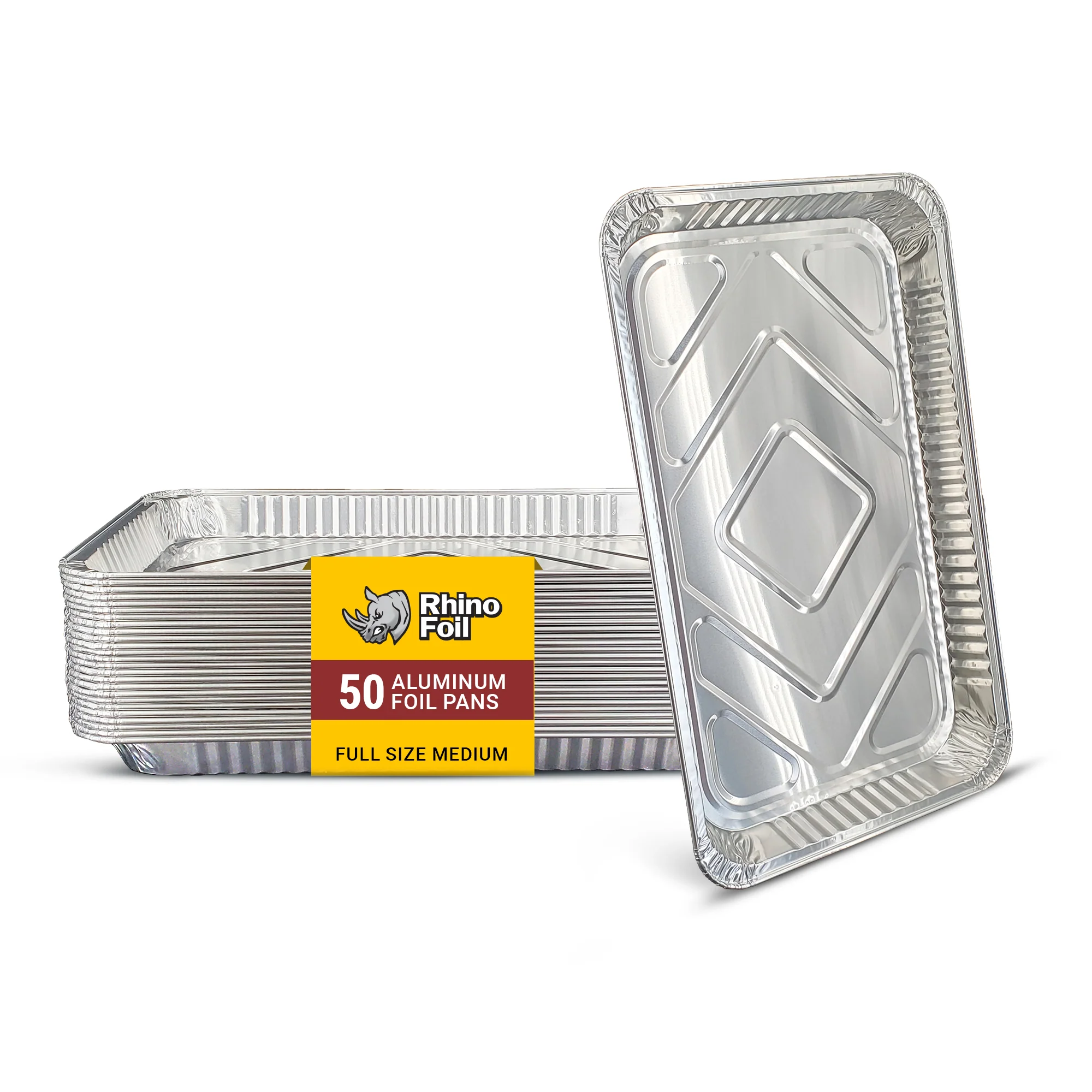 Rhino-Foil - Full Size Medium - Aluminium Steam Pan-AR104 - Image 4