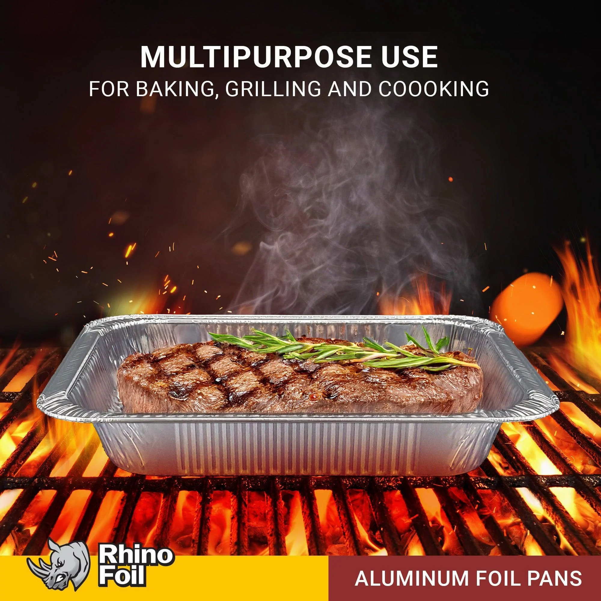 Rhino-Foil - Half Size Medium - Aluminium Steam Pan - Image 7