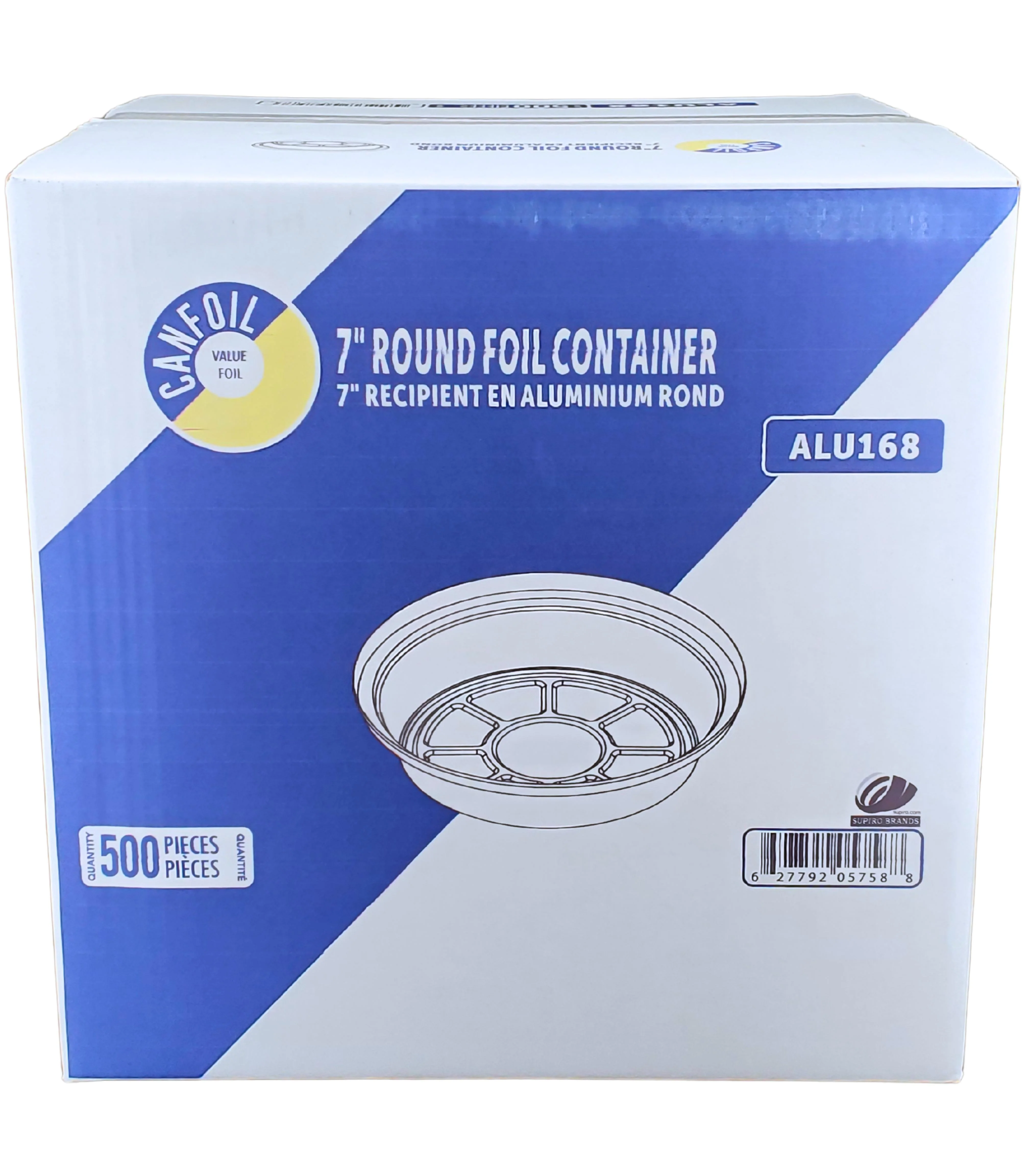 CAN Foil - 7" Round Aluminium Container - Image 4