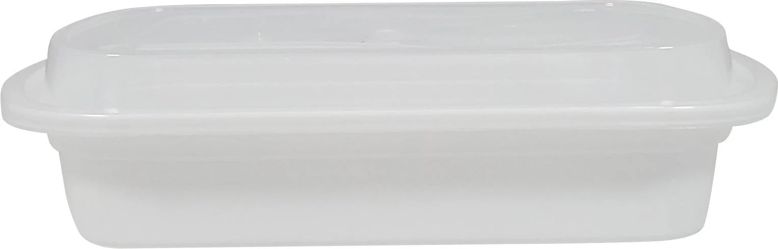 Rhino - Heavy 24oz Rectangular Combo Container - White - Image 4