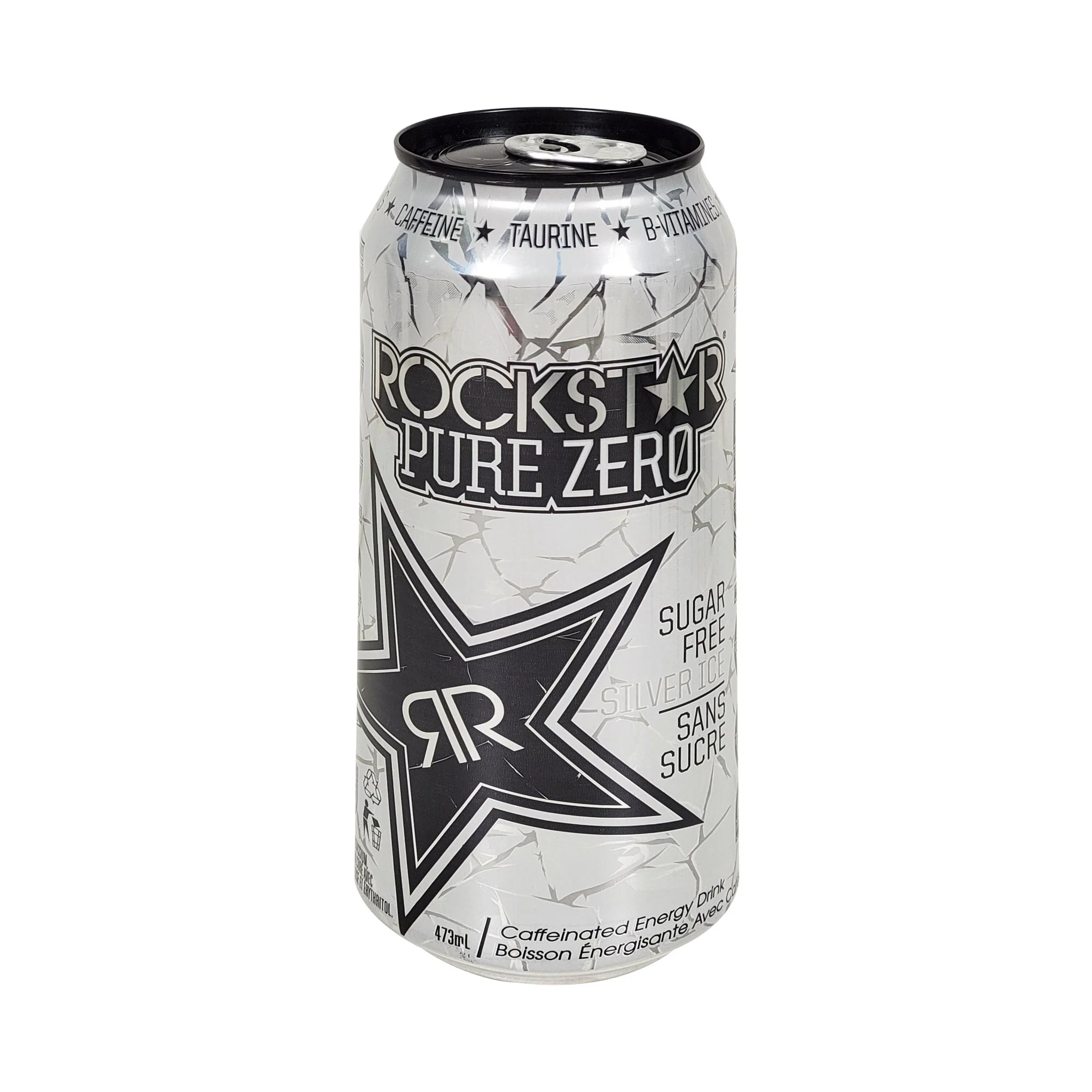 Rockstar - Silver Ice (Pure Zero) Energy Drink - Cans - Image 3