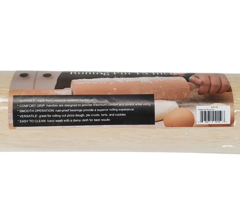 Pro-Kitchen - Rolling Pin Wood 15" - Image 4