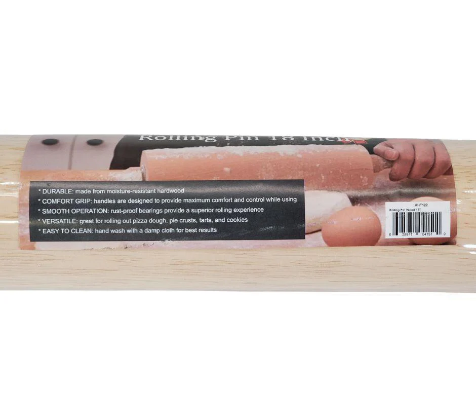 Pro-Kitchen - Rolling Pin Wood 18" - Image 3