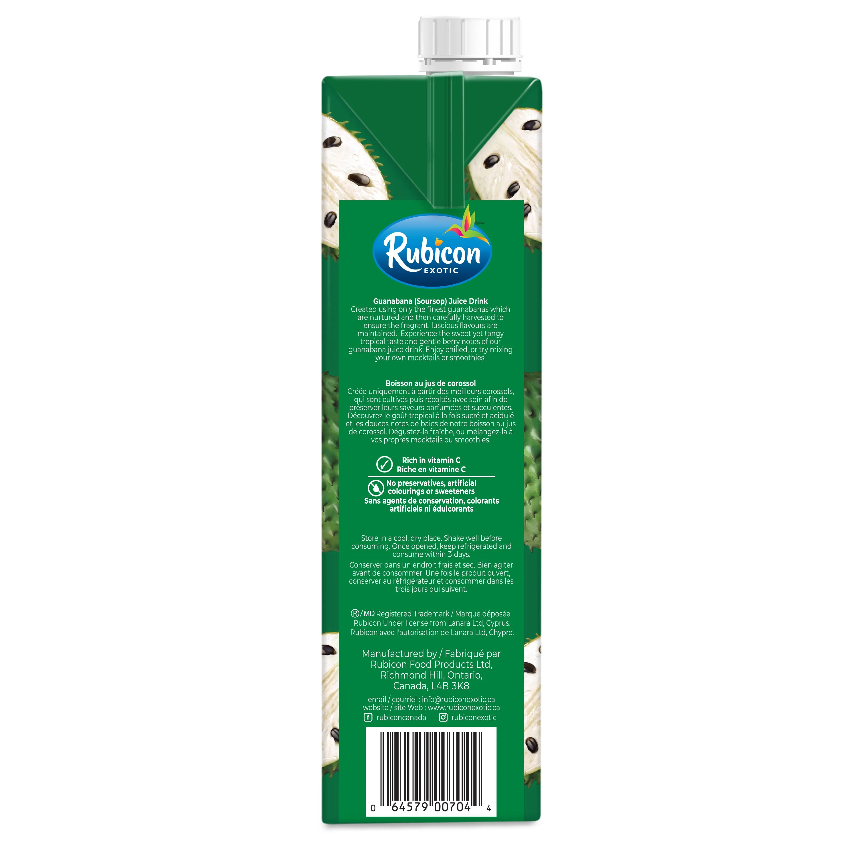 Rubicon - Guanabana Soursop Juice - Tetra - Image 4